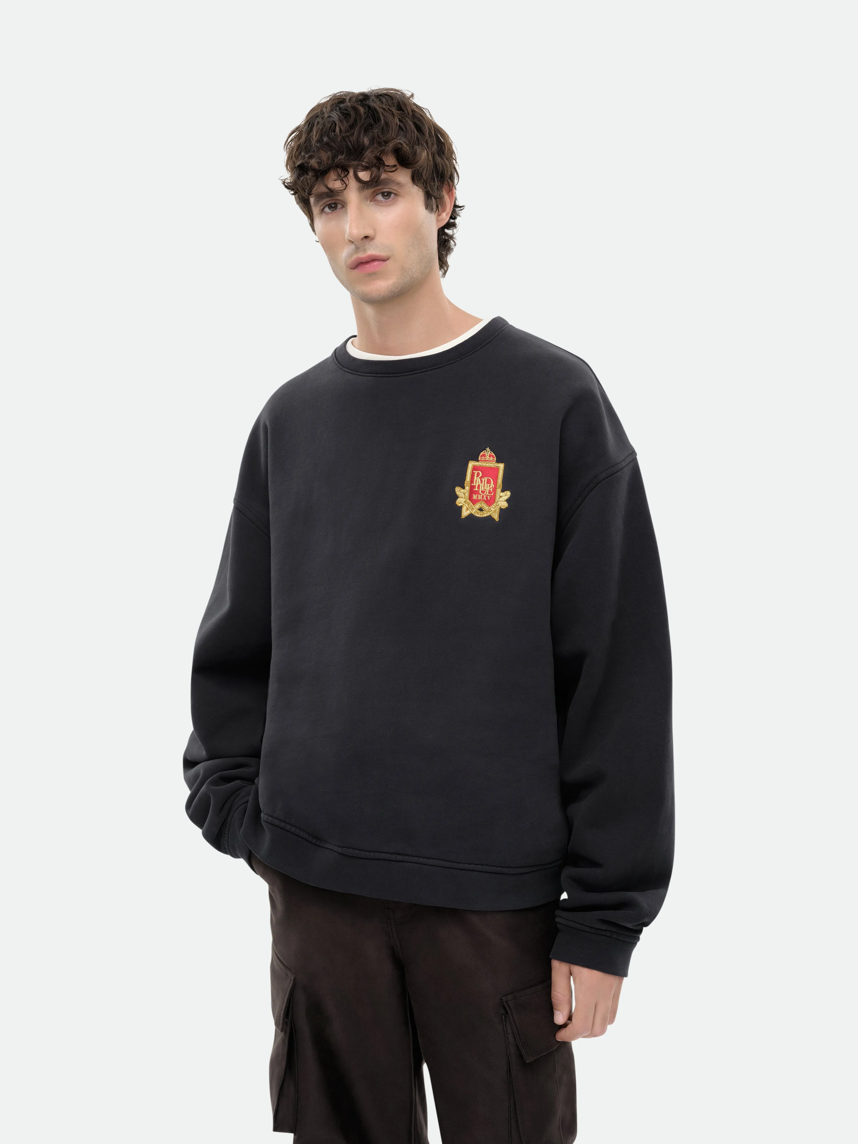 RHUDE CREST CREWNECK sold by Rhude product image thumbnail 3