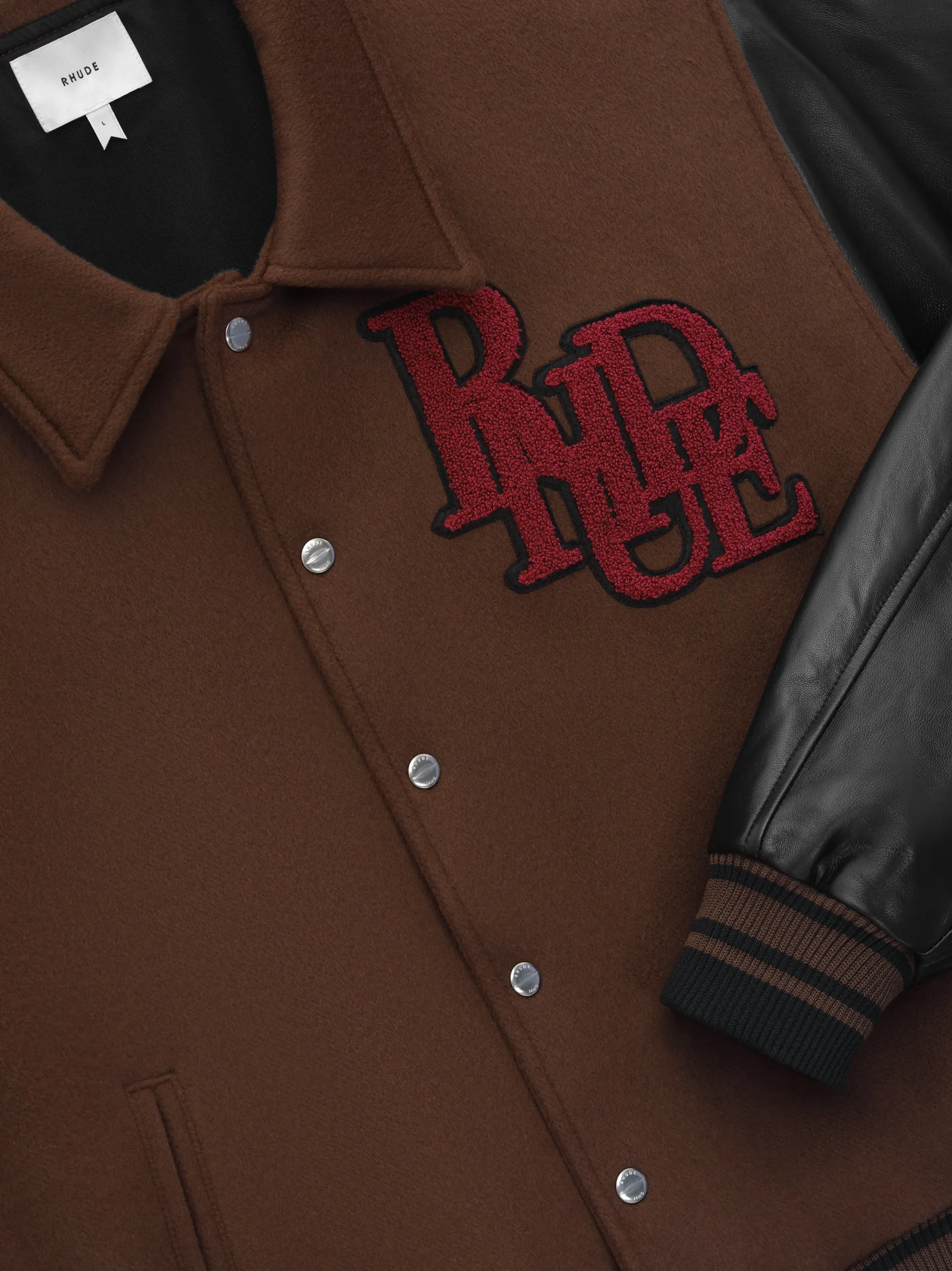 DUCK VARSITY JACKET sold by Rhude product image thumbnail 5