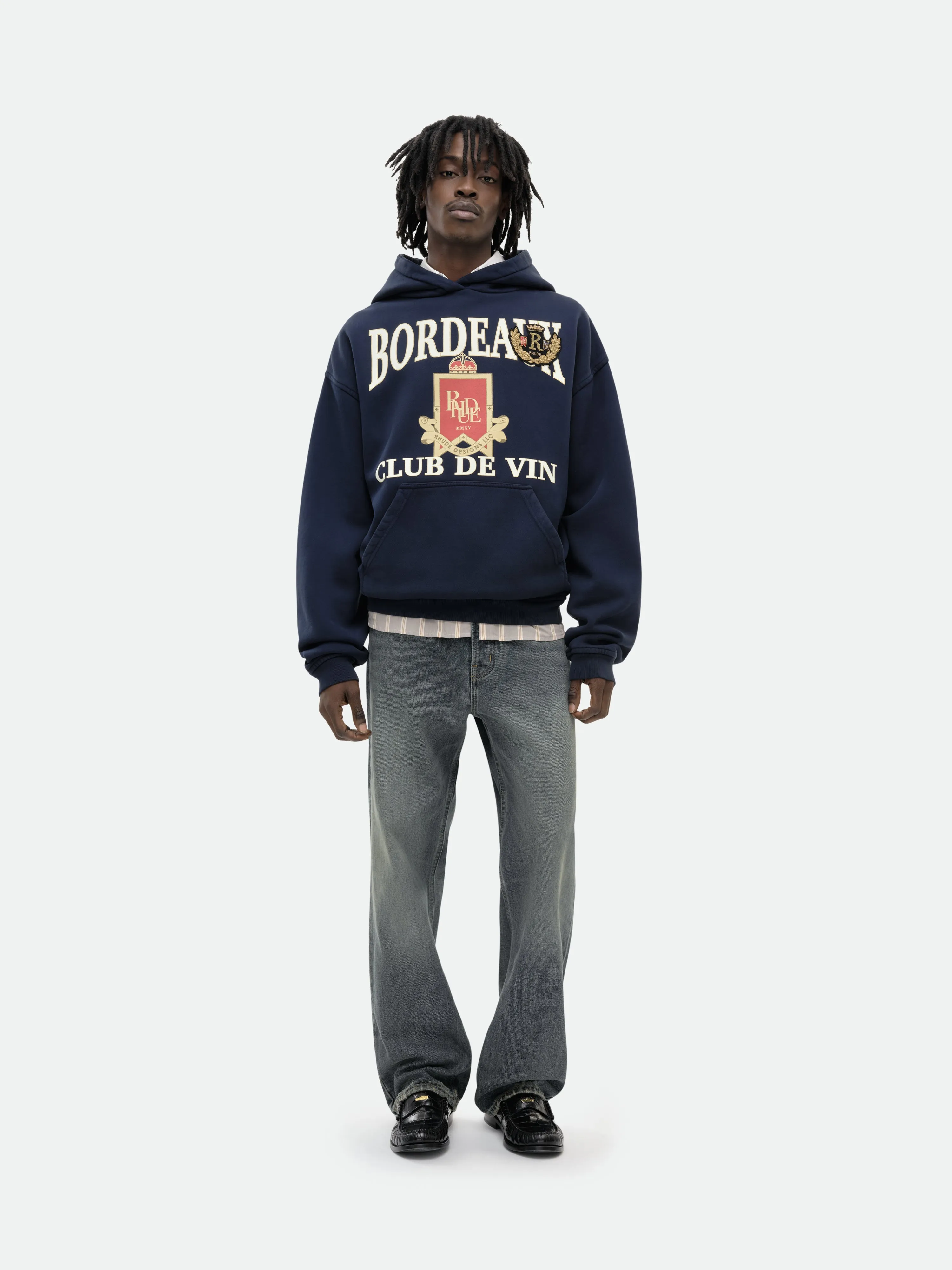 BORDEAUX HOODIE sold by Rhude product image thumbnail 2