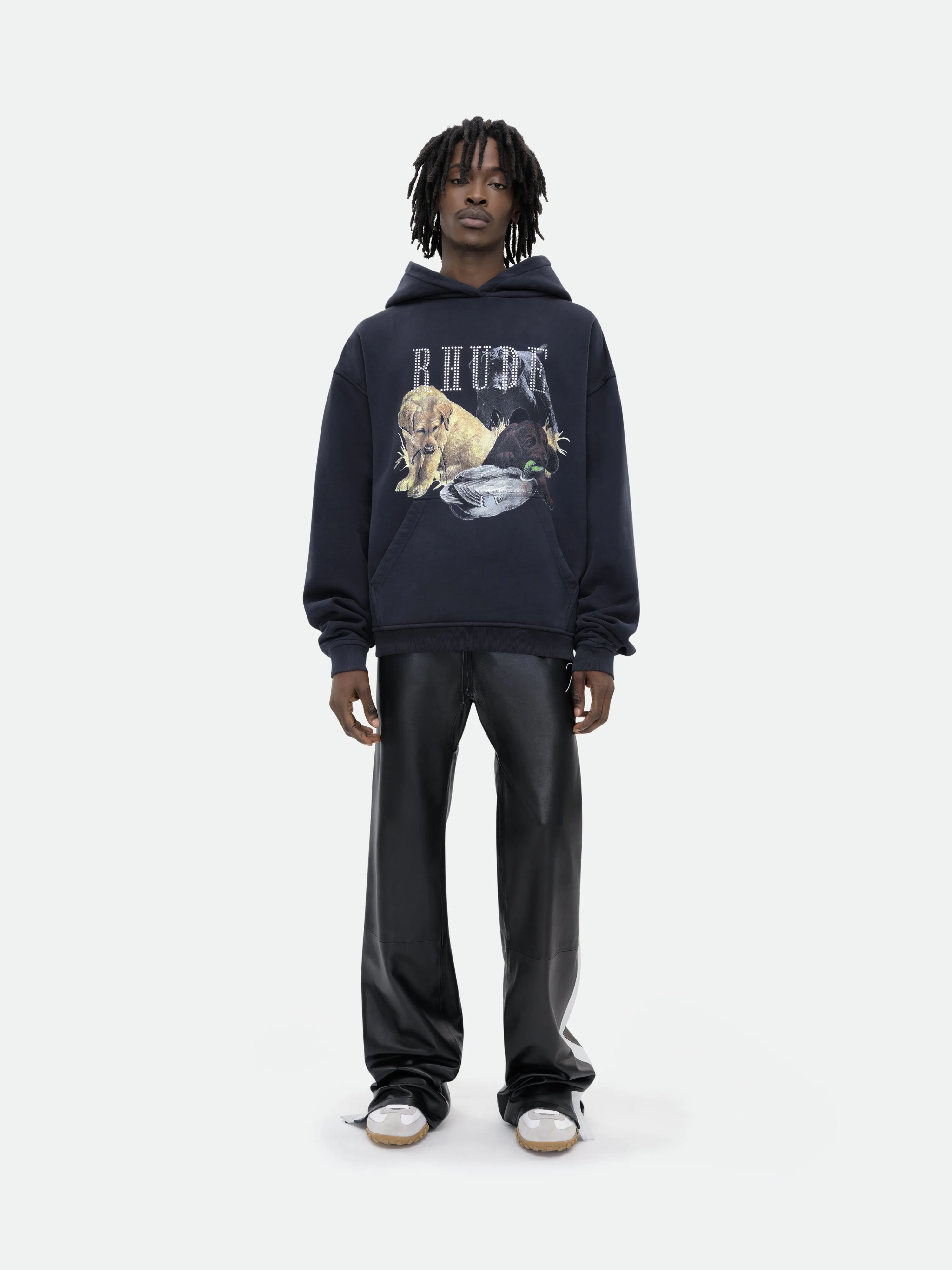 RHINESTONE HUNTING DOG HOODIE sold by Rhude product image thumbnail 2