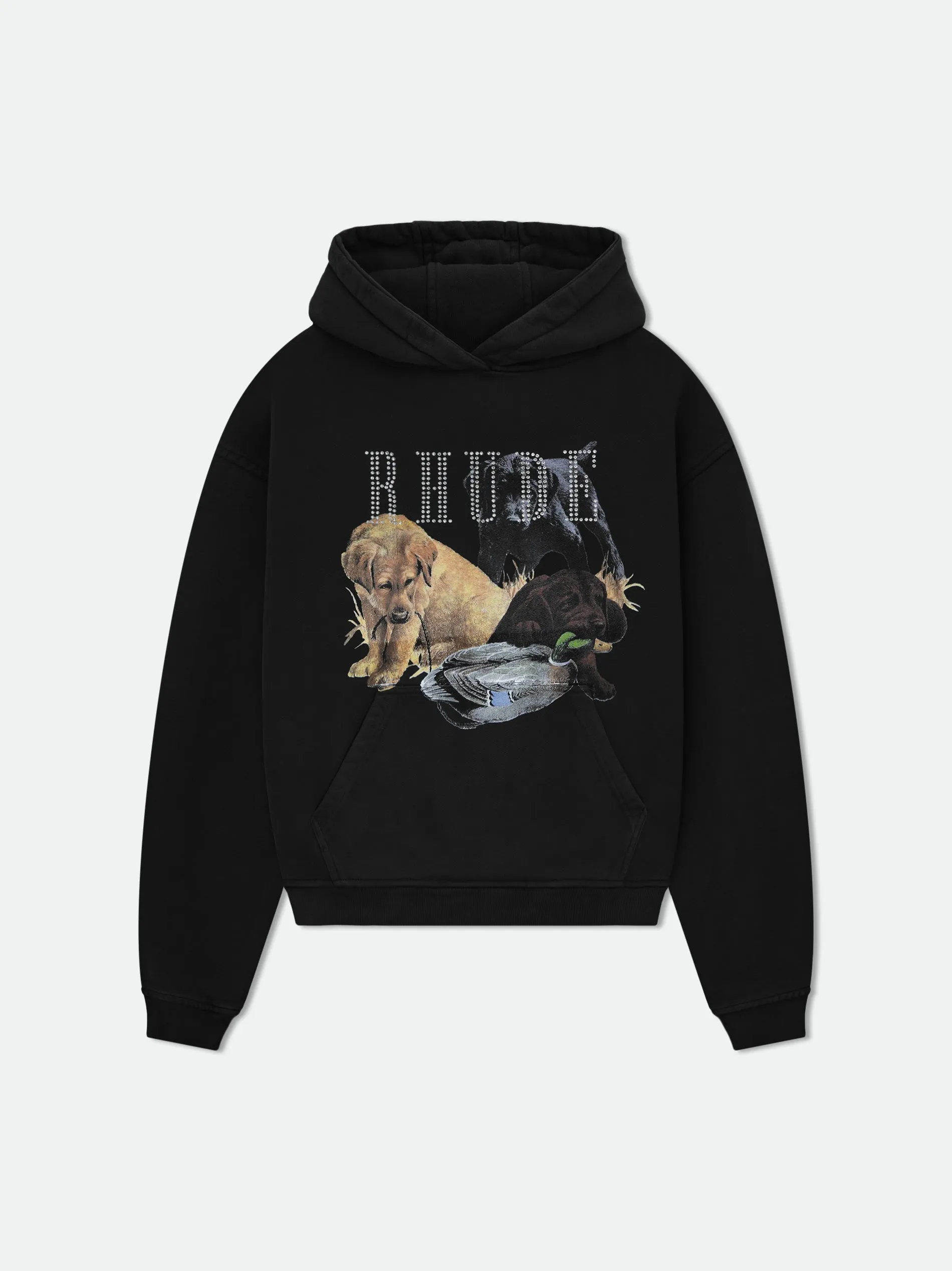 RHINESTONE HUNTING DOG HOODIE sold by Rhude