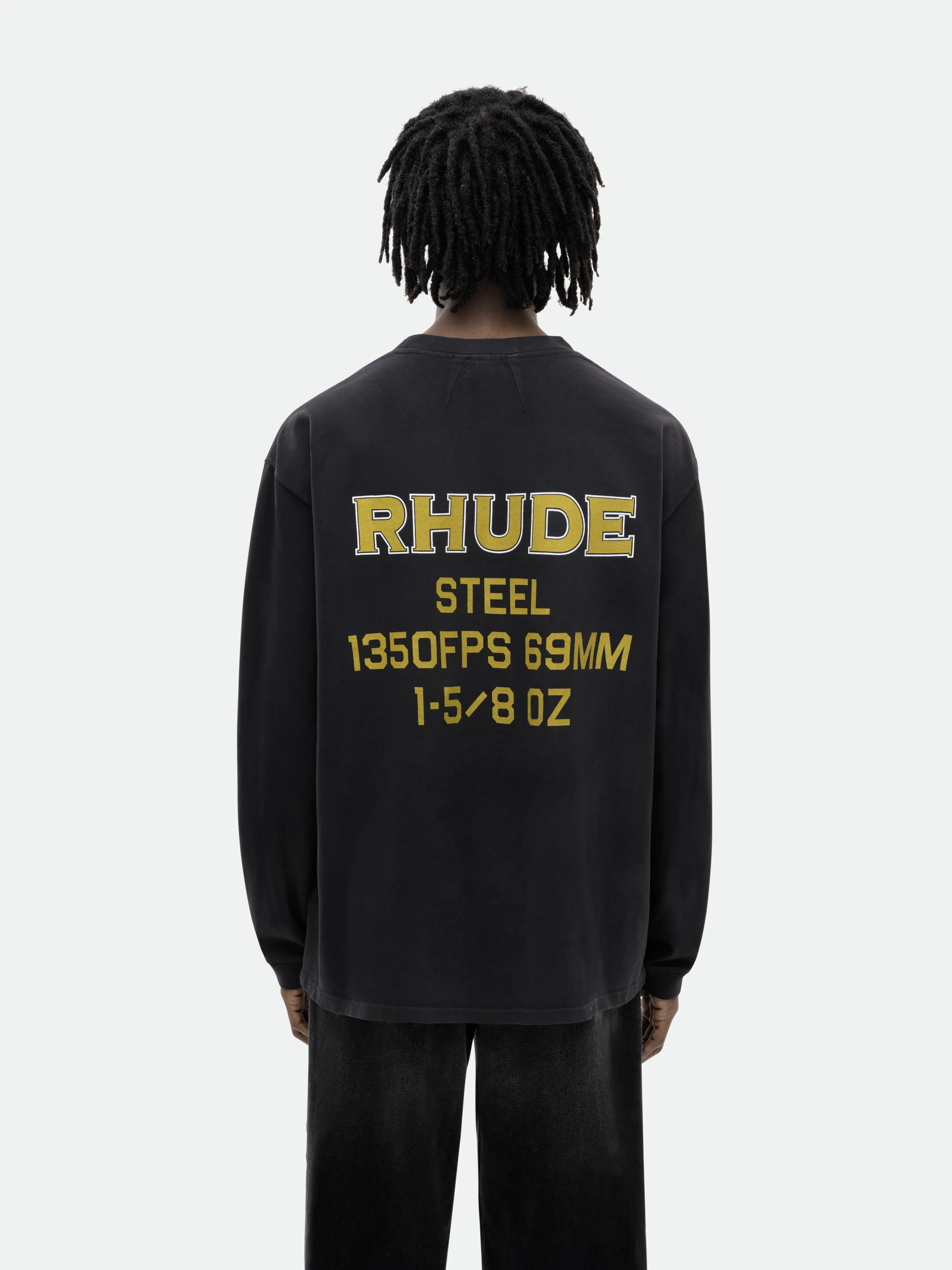 RHUDE STEEL LS TEE sold by Rhude product image thumbnail 4