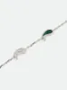 TEARS OF JOY BRACELET — 14K WHITE GOLD/MALACHITE sold by Rhude