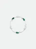 TEARS OF JOY BRACELET — SILVER/MALACHITE sold by Rhude