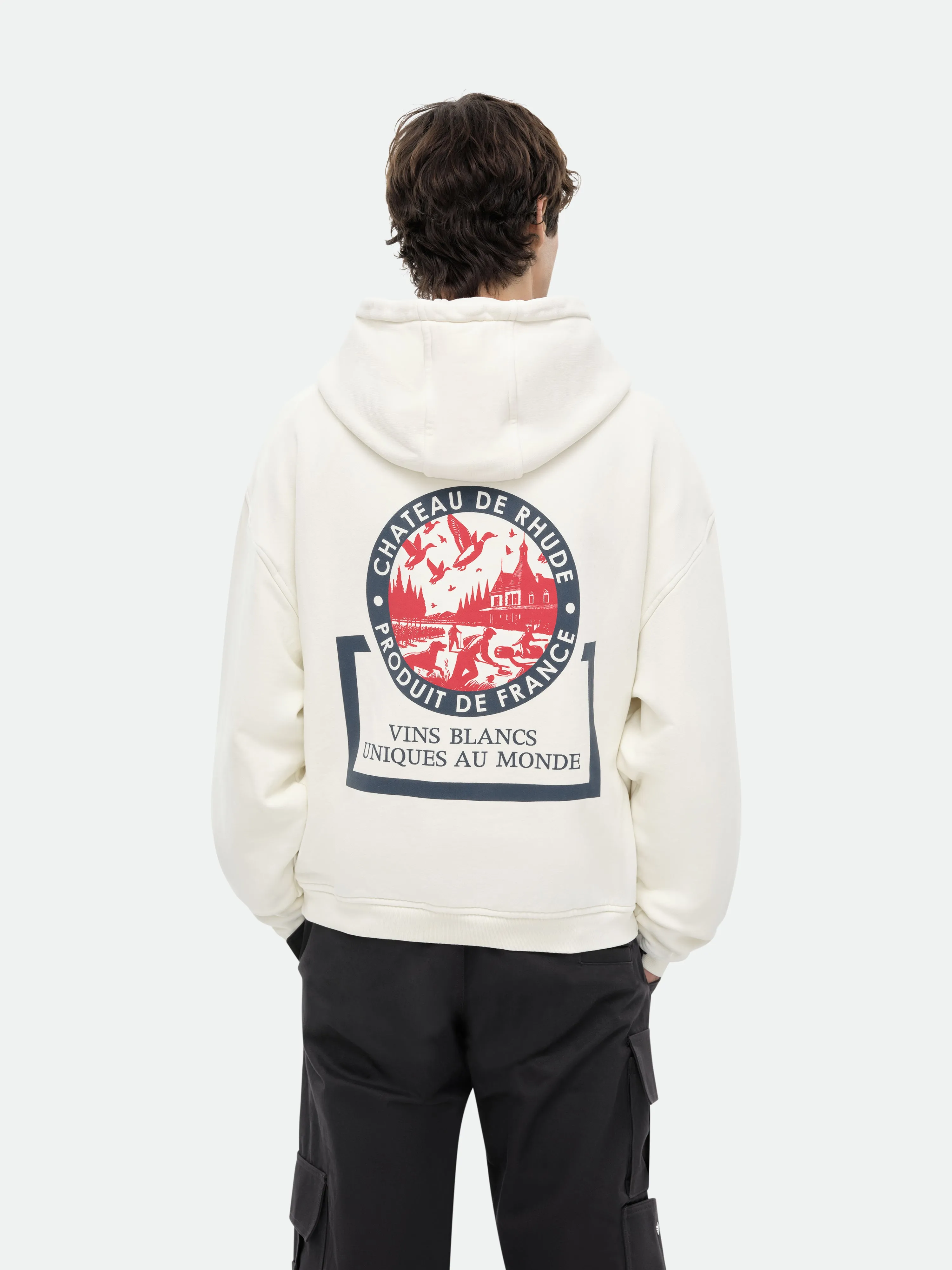 BORDEAUX WINE HOODIE sold by Rhude product image thumbnail 4