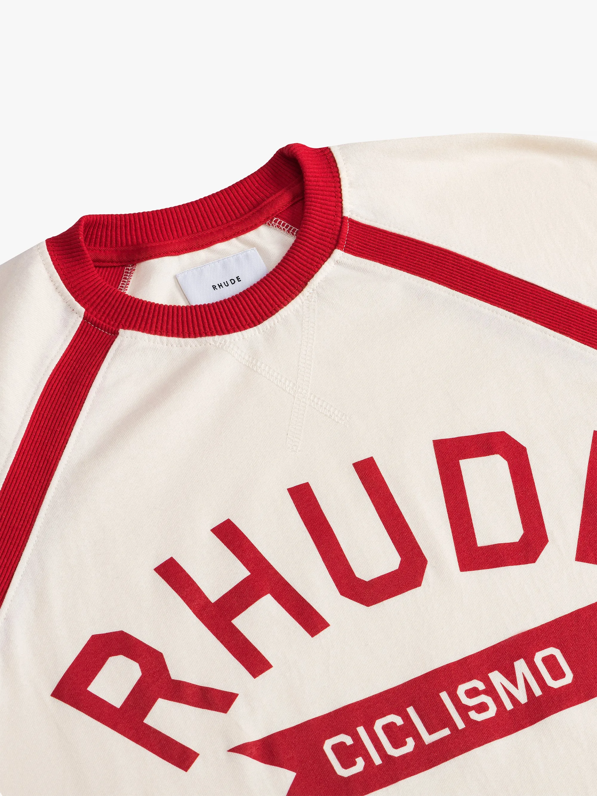 CYCLIN RAGLAN TEE sold by Rhude product image thumbnail 5