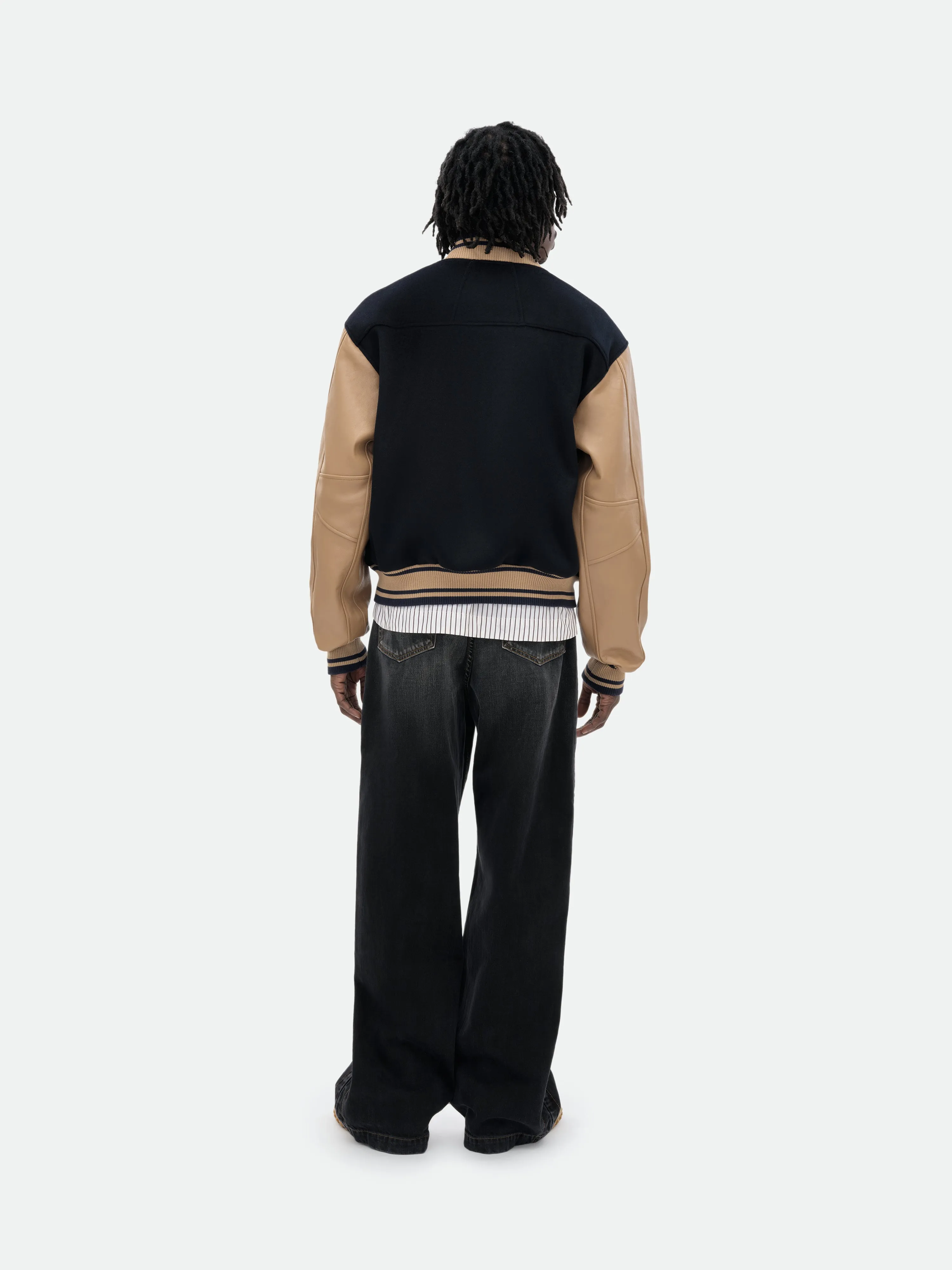 RHUDE COLLEGIATE VARSITY JACKET sold by Rhude product image thumbnail 3
