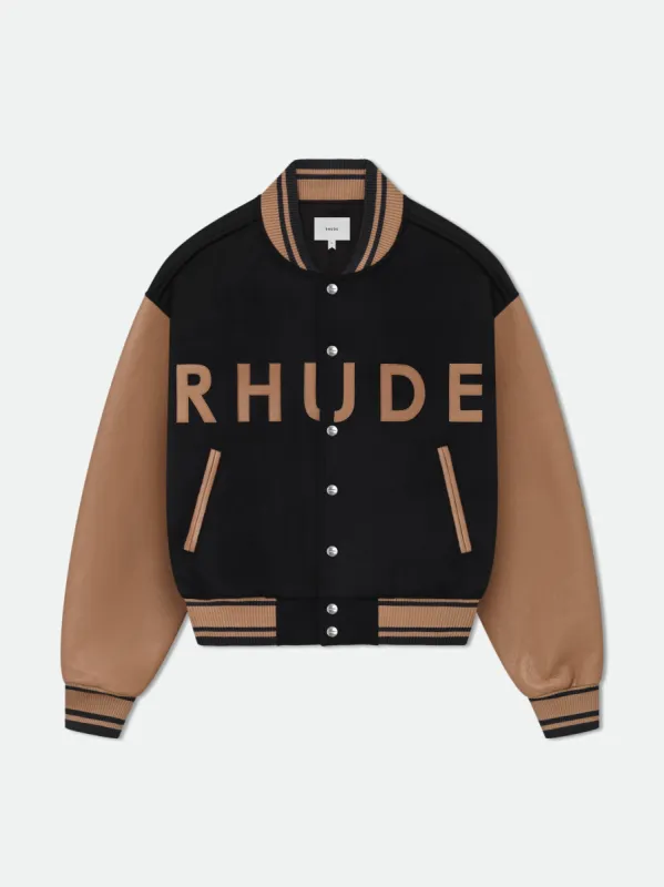 RHUDE COLLEGIATE VARSITY JACKET made by Rhude