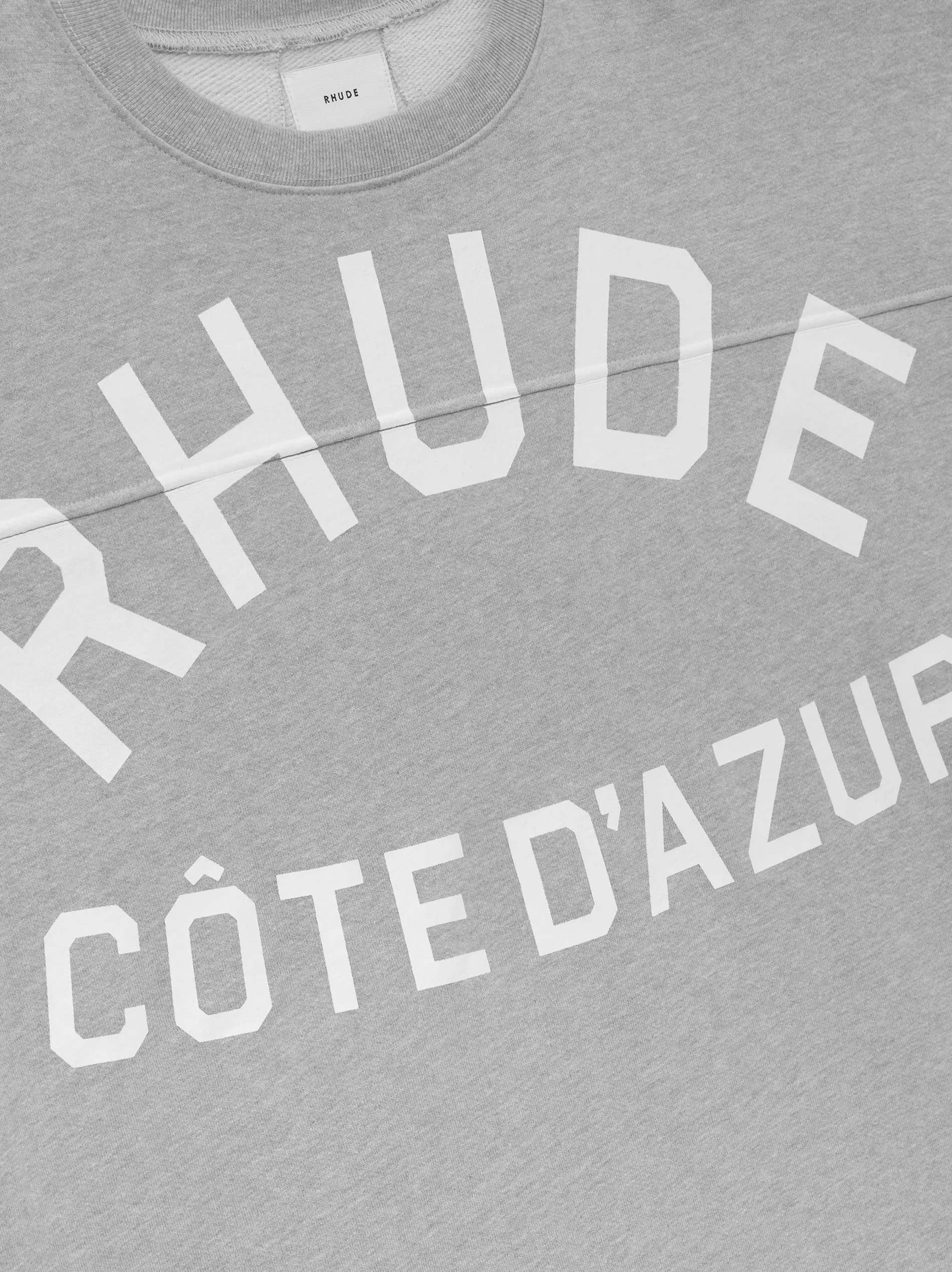 COTE D'AZUR MID-SLEEVE BOXY TEE sold by Rhude product image thumbnail 5