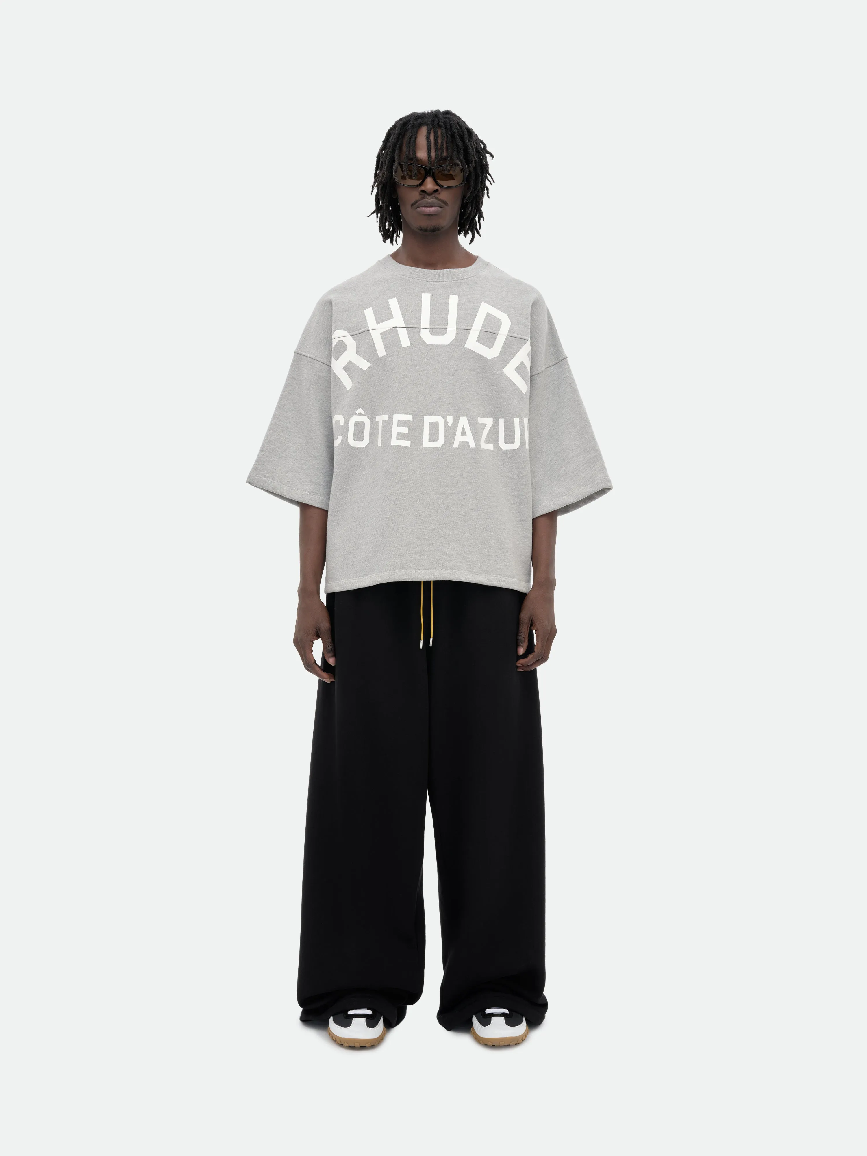 COTE D'AZUR MID-SLEEVE BOXY TEE sold by Rhude product image thumbnail 2