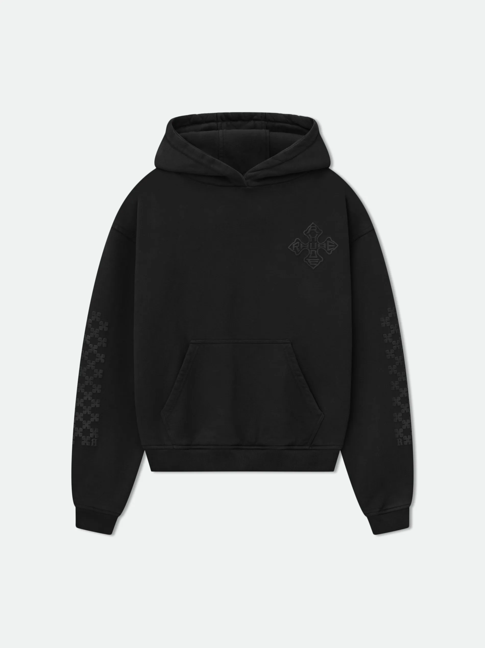 RHUDE CROSS LOGO HOODIE sold by Rhude