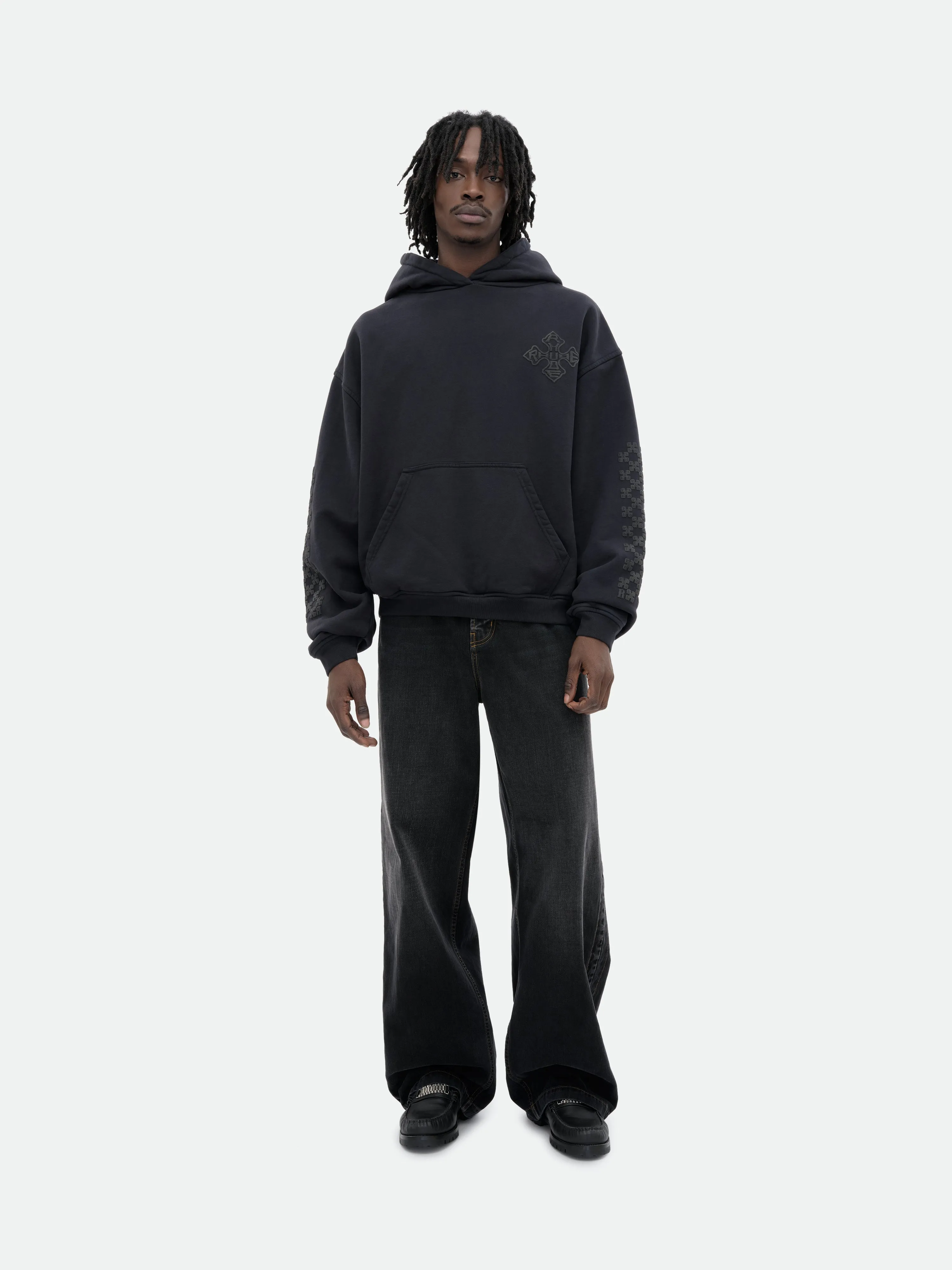 RHUDE CROSS LOGO HOODIE sold by Rhude product image thumbnail 2