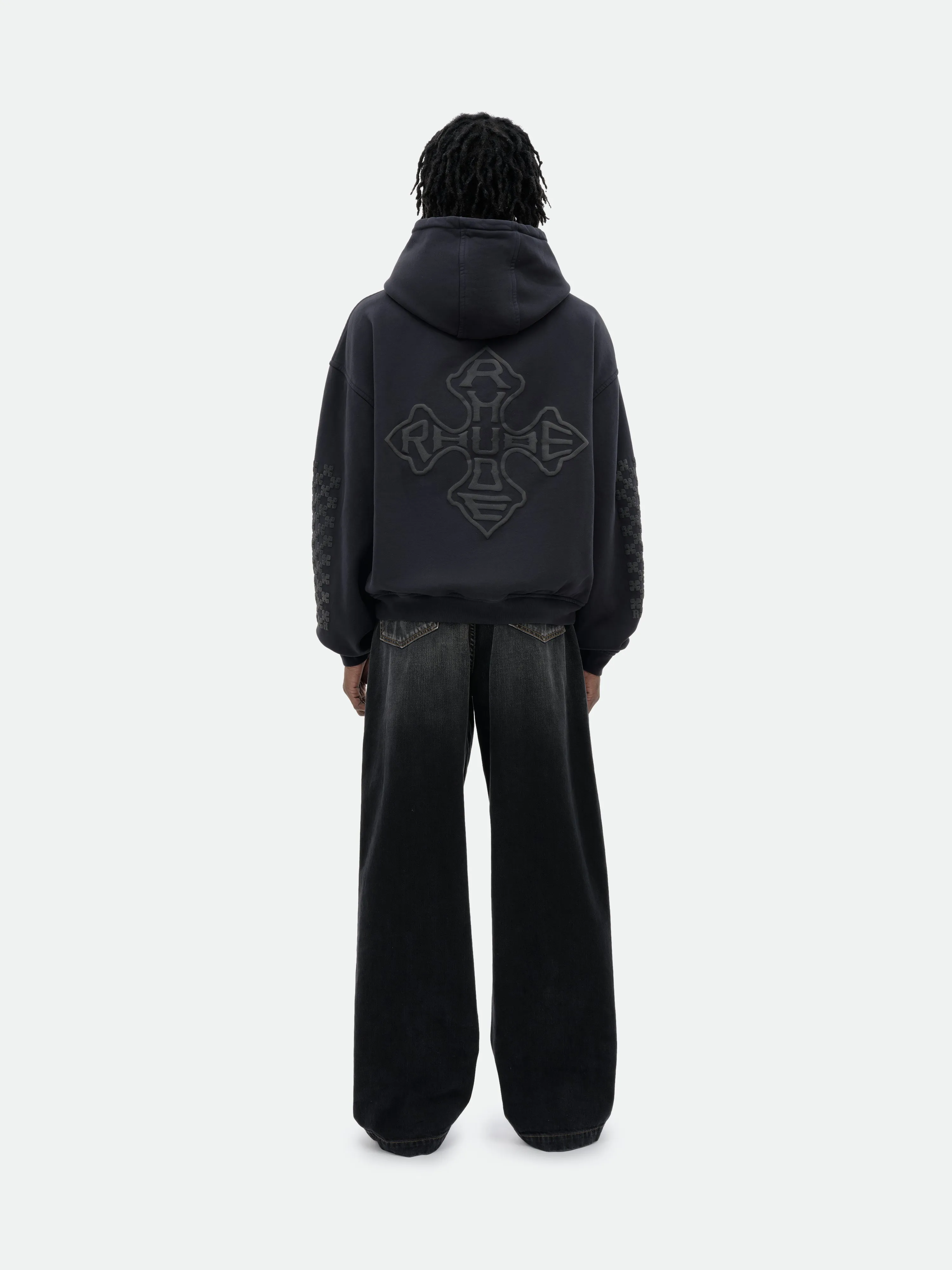RHUDE CROSS LOGO HOODIE sold by Rhude product image thumbnail 4