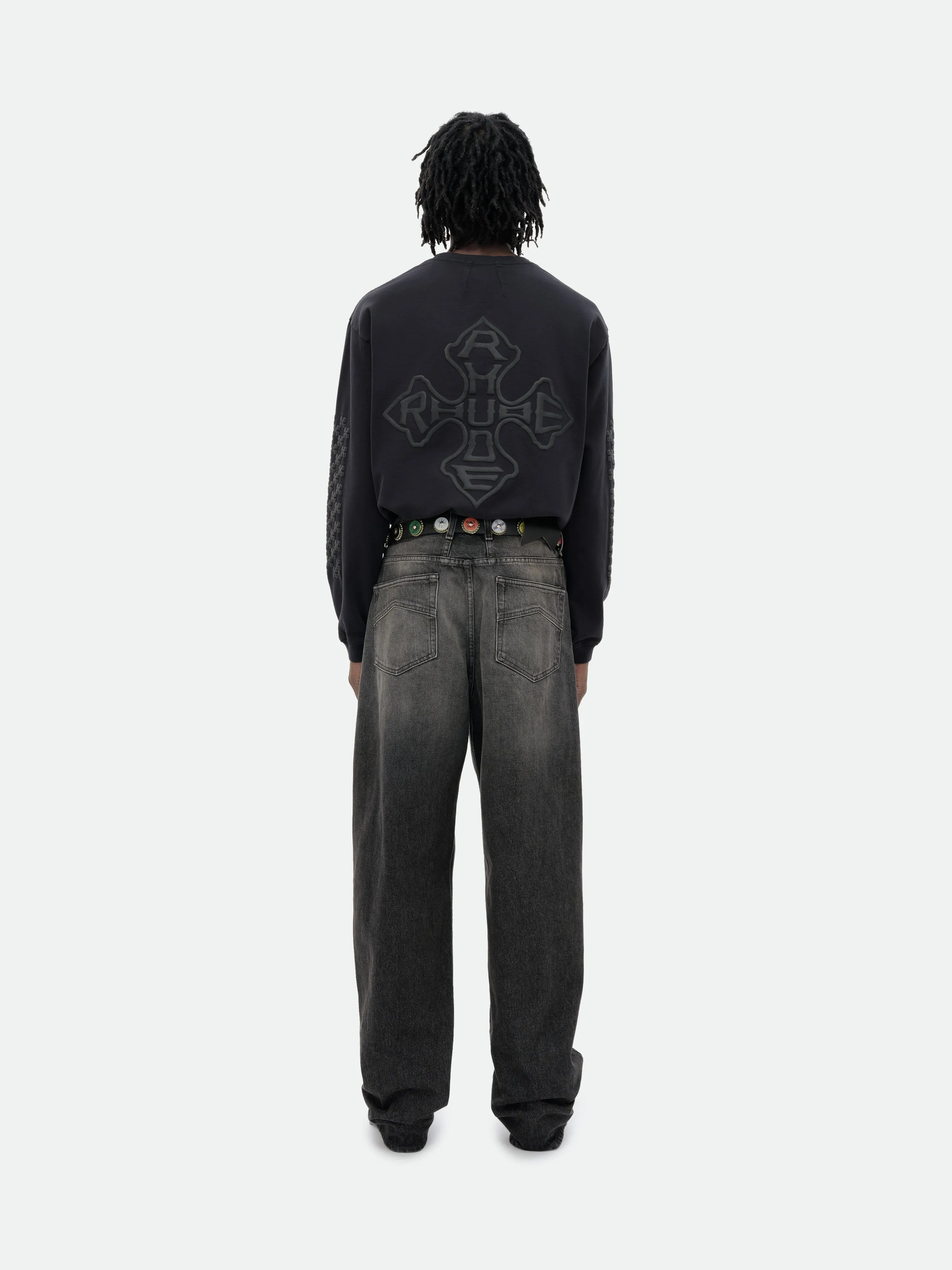 CROSS LS TEE sold by Rhude product image thumbnail 4