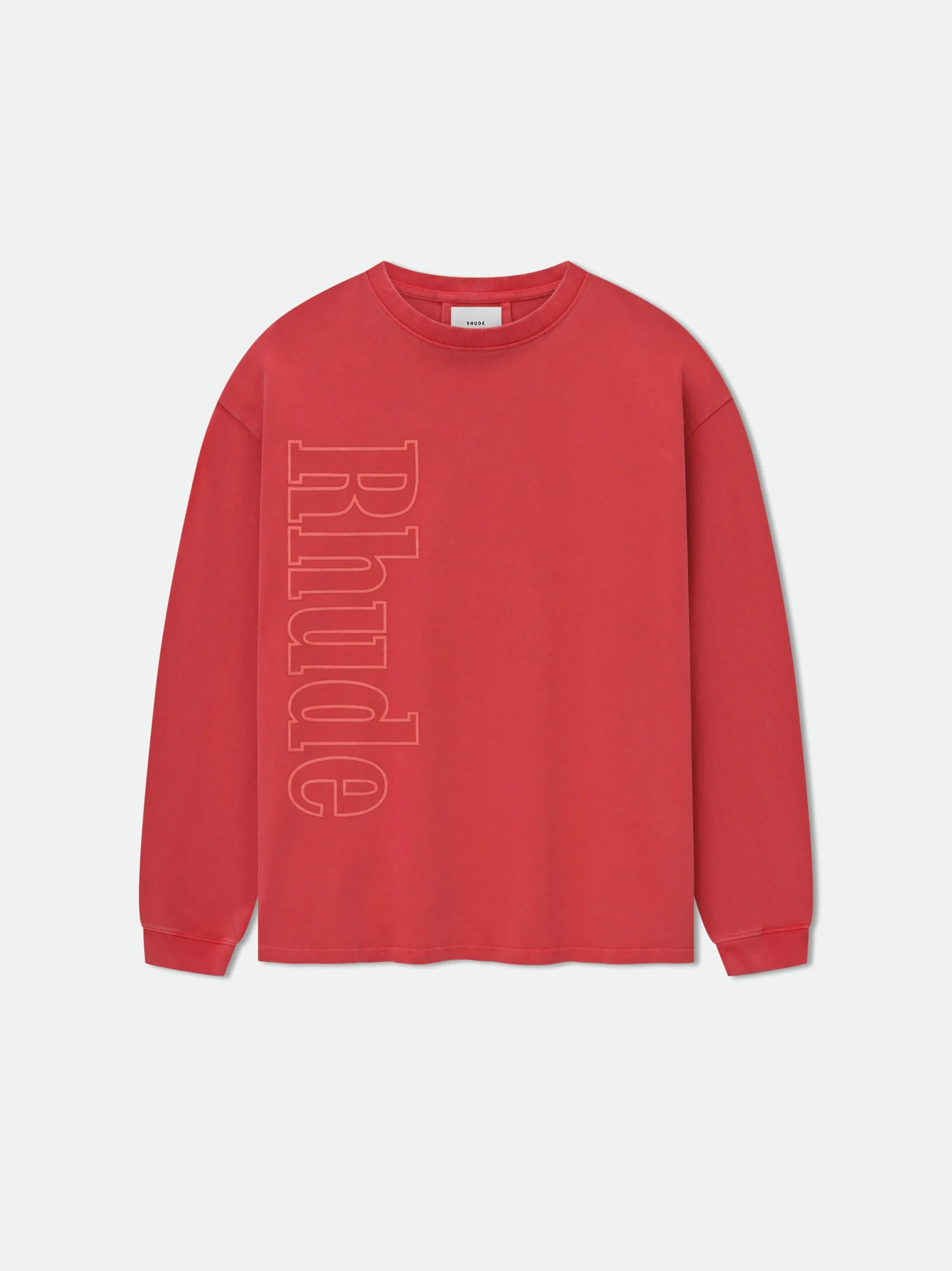 RHUDE SIDE LOGO LS TEE sold by Rhude