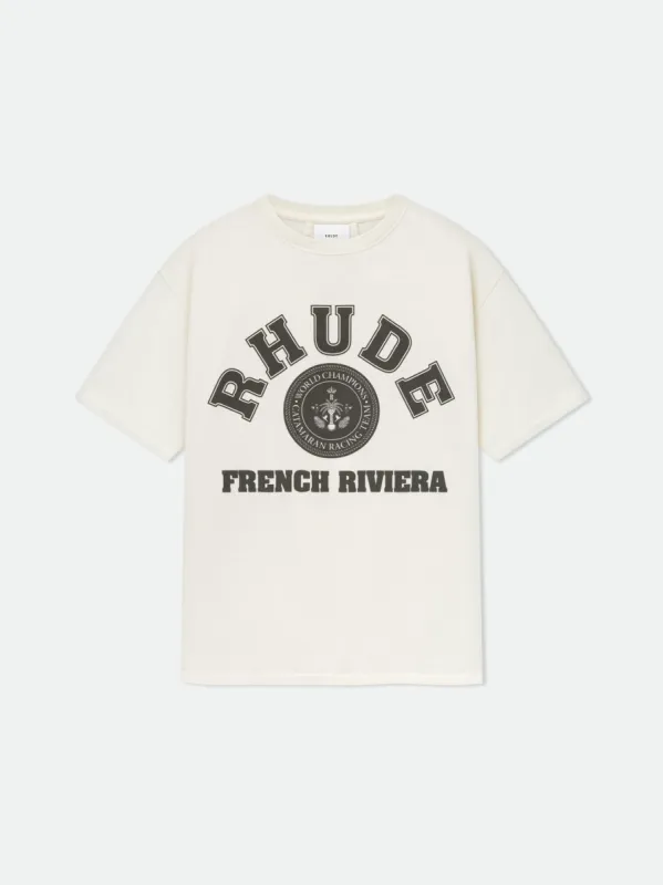 RHUDE FRENCH RIVIERA TEE sold by Rhude