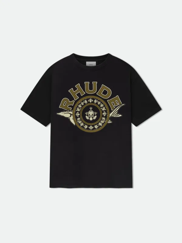 RHUDE BLACK CAVIAR TEE sold by Rhude