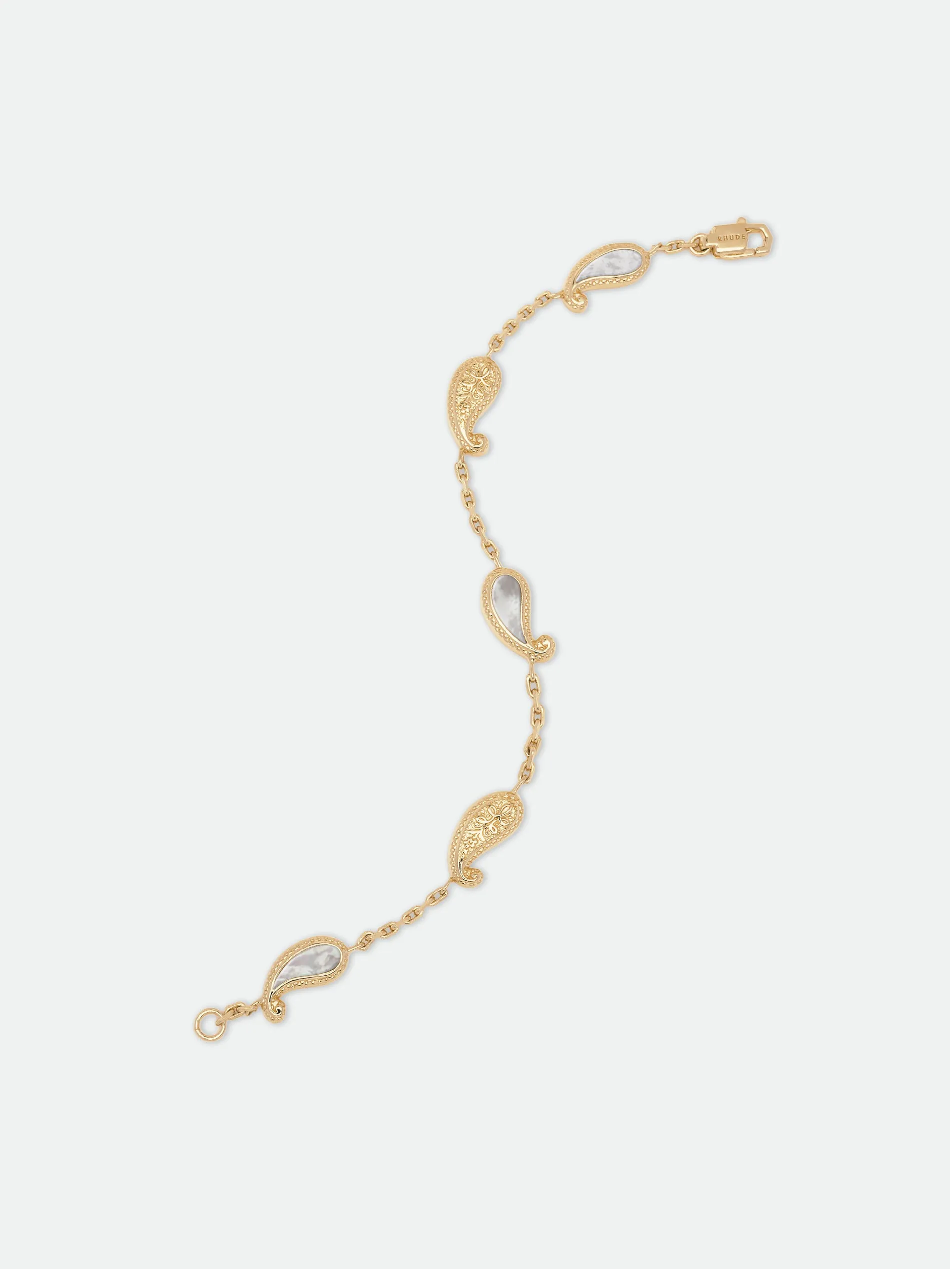 YOU BRACELET — 14K YELLOW GOLD/MOTHER OF PEARL sold by Rhude product image thumbnail 2