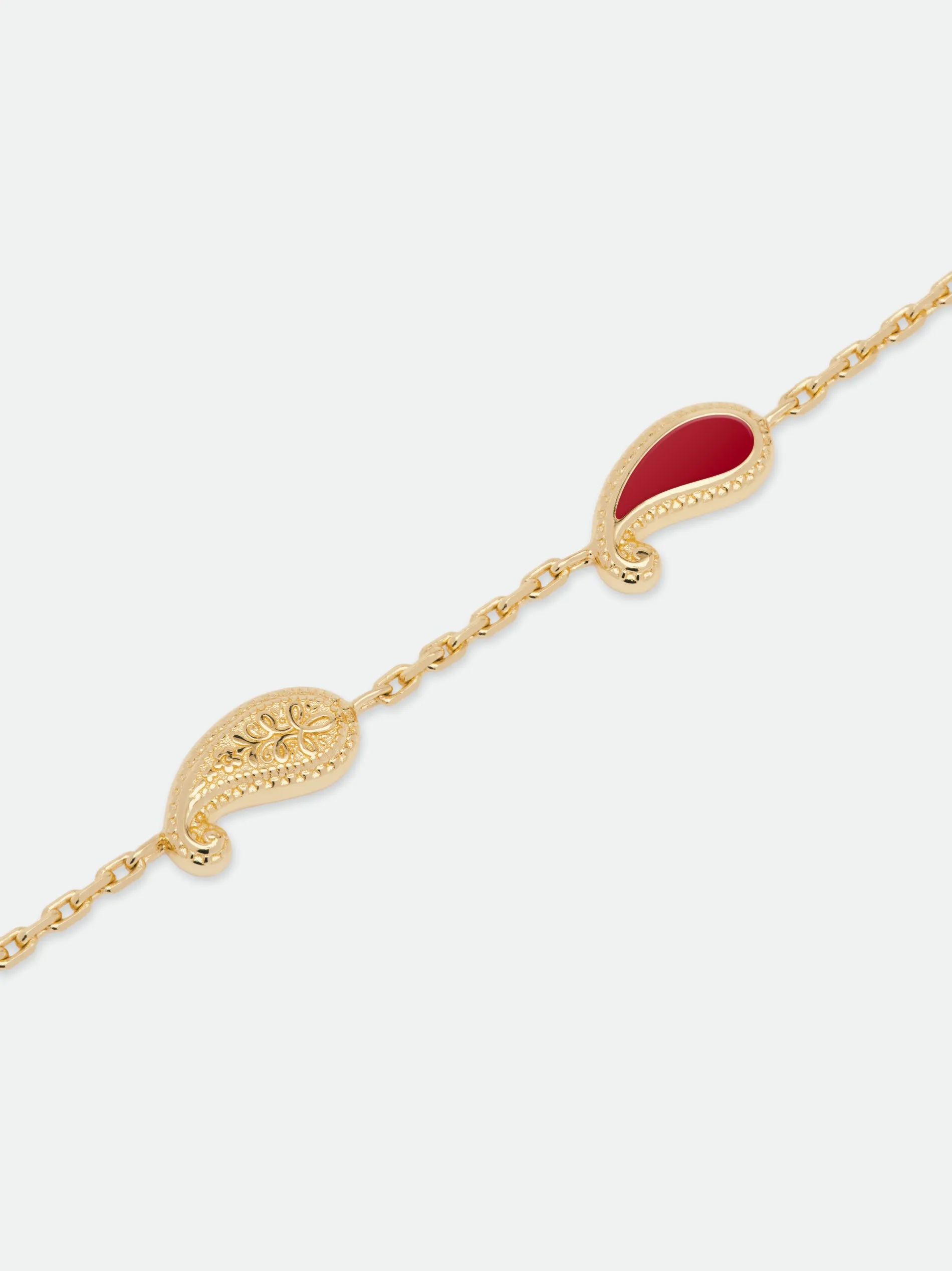 TEARS OF JOY BRACELET — 14k YELLOW GOLD/CARNELIAN sold by Rhude product image thumbnail 3