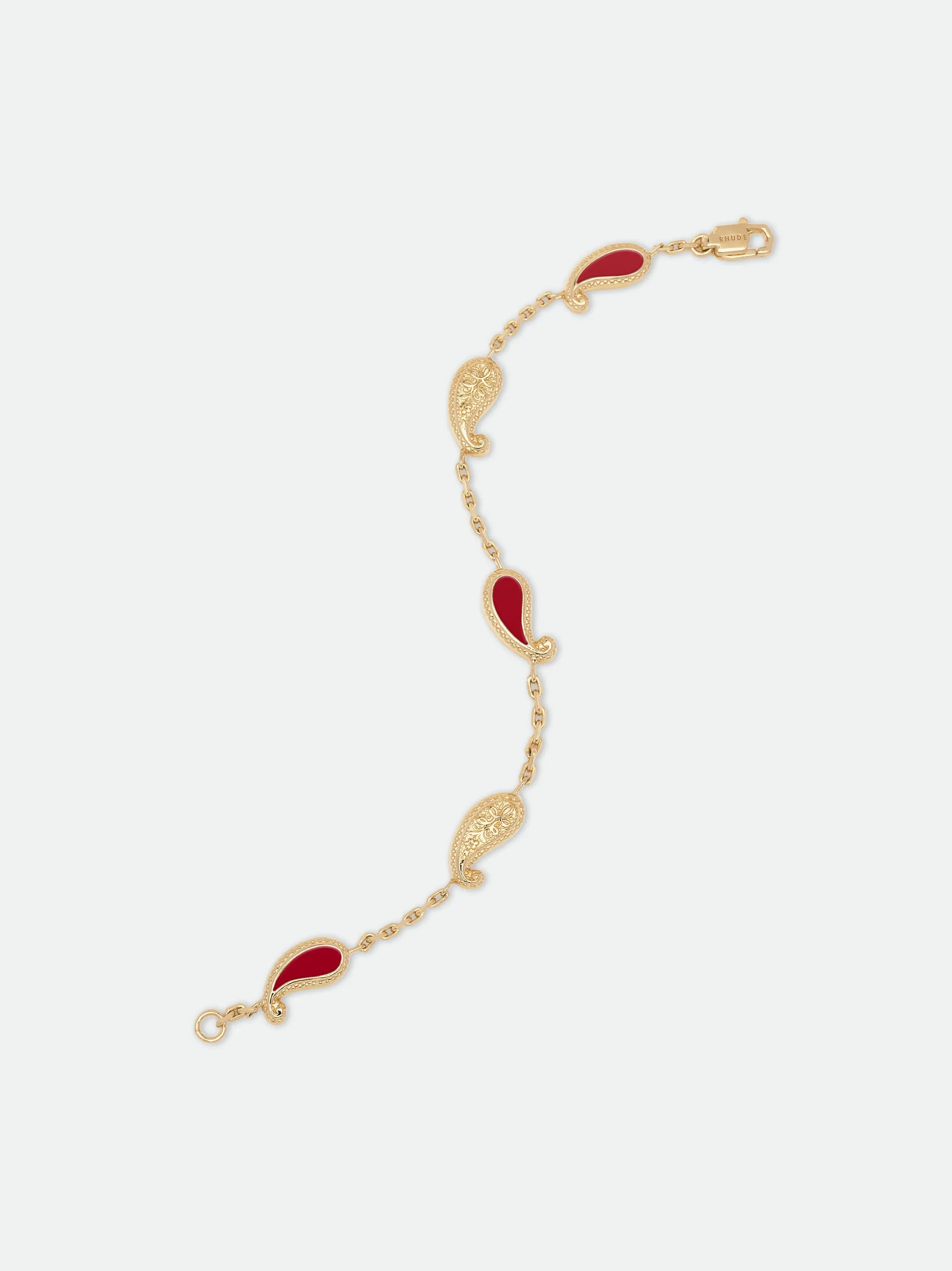 TEARS OF JOY BRACELET — 14k YELLOW GOLD/CARNELIAN sold by Rhude product image thumbnail 2