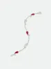 TEARS OF JOY BRACELET — 14K WHITE GOLD/CARNELIAN sold by Rhude