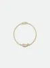 TEARS OF JOY SINGLE BRACELET — GOLD/MOTHER OF PEARL sold by Rhude