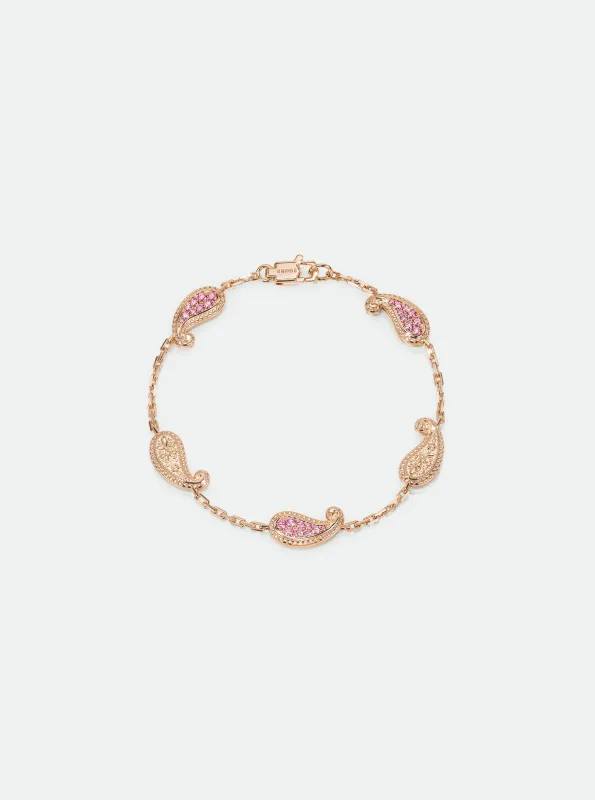 TEARS OF JOY BRACELET — 14K ROSE GOLD/PINK DIAMONDS sold by Rhude