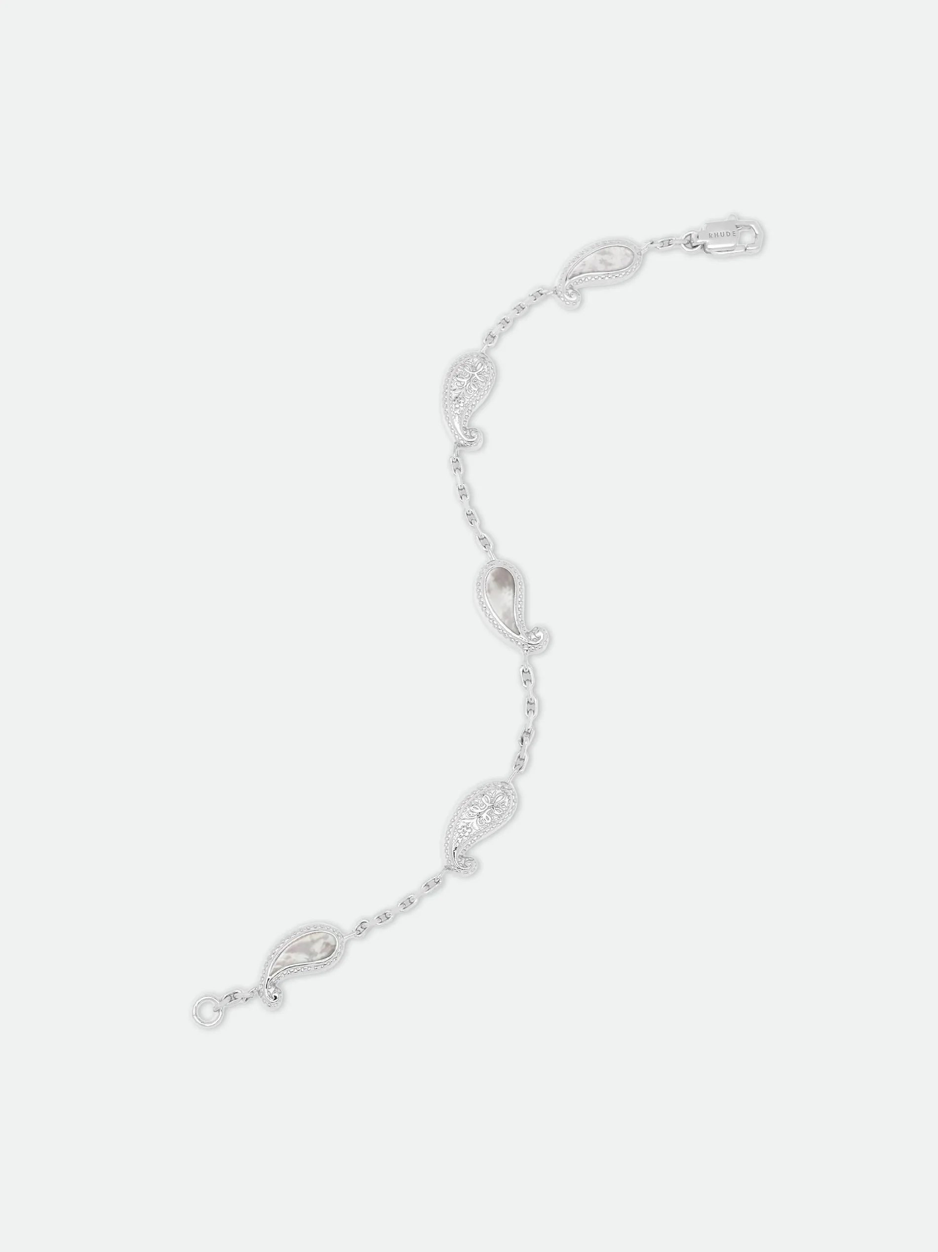 TEARS OF JOY BRACELET — SILVER/MOTHER OF PEARL sold by Rhude product image thumbnail 2