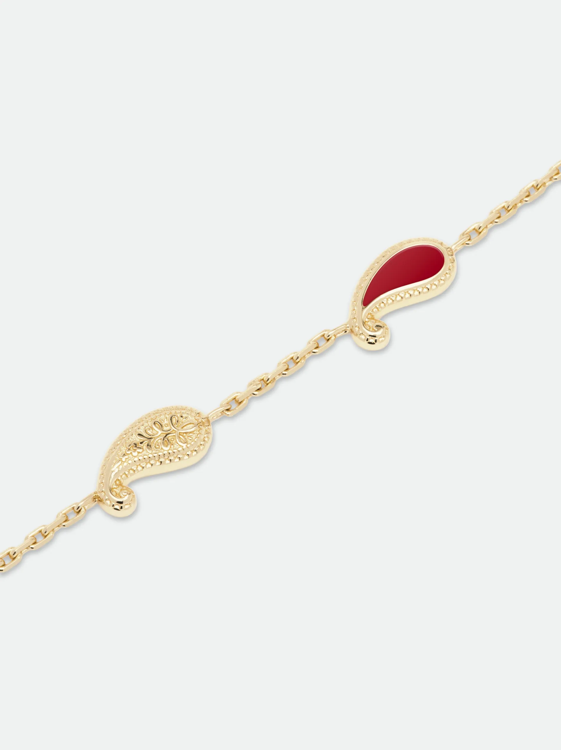 TEARS OF JOY BRACELET — GOLD/CARNELIAN sold by Rhude product image thumbnail 3