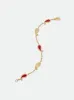 TEARS OF JOY BRACELET — GOLD/CARNELIAN sold by Rhude