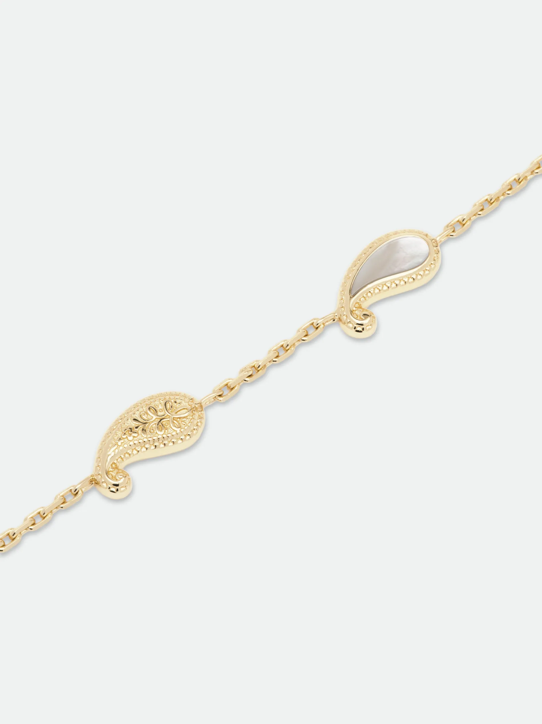 YOU BRACELET — GOLD/MOTHER OF PEARL sold by Rhude product image thumbnail 3