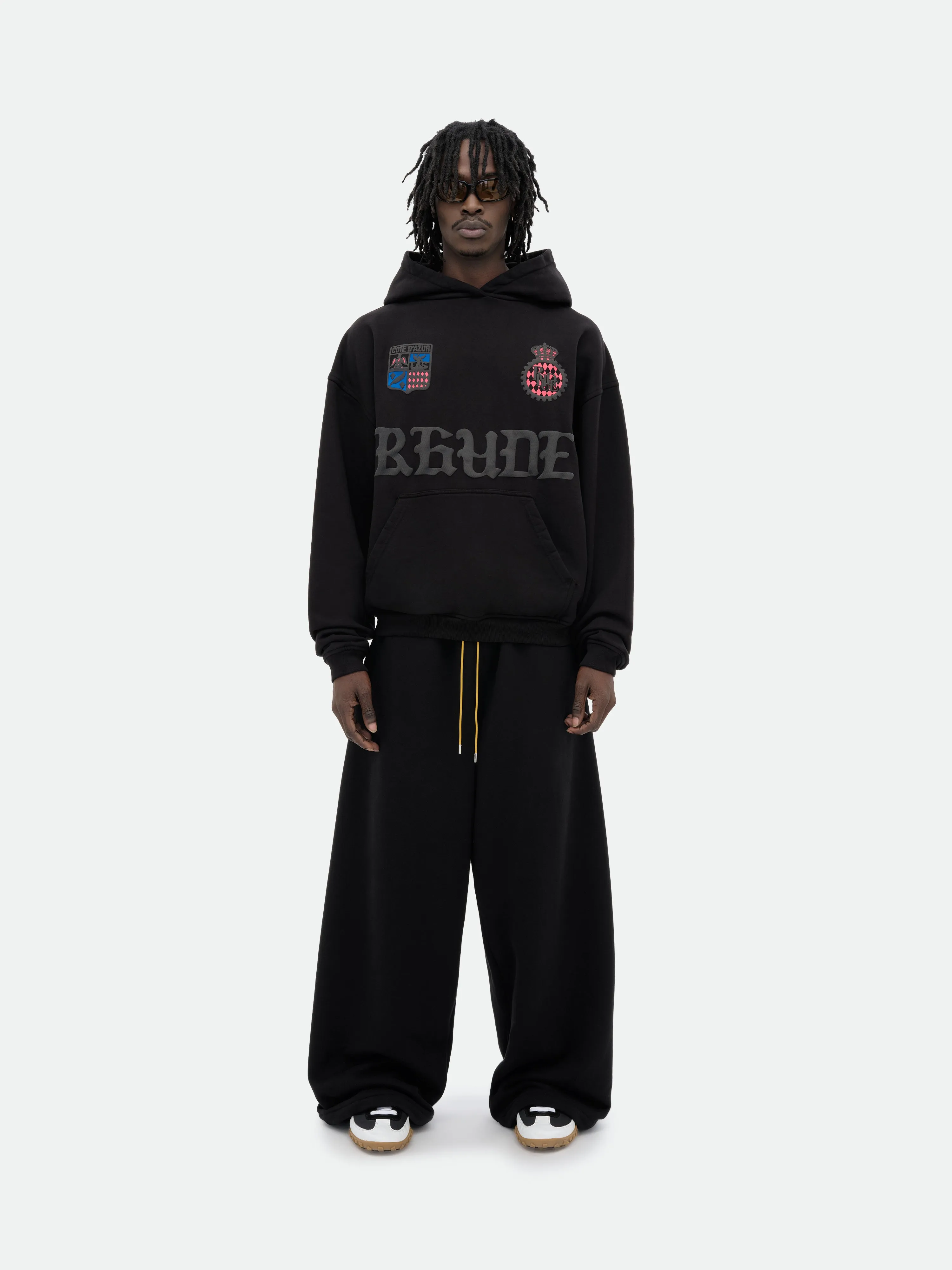 RHUDE COTE D'AZUR CREST OVERSIZED HOODIE sold by Rhude product image thumbnail 2