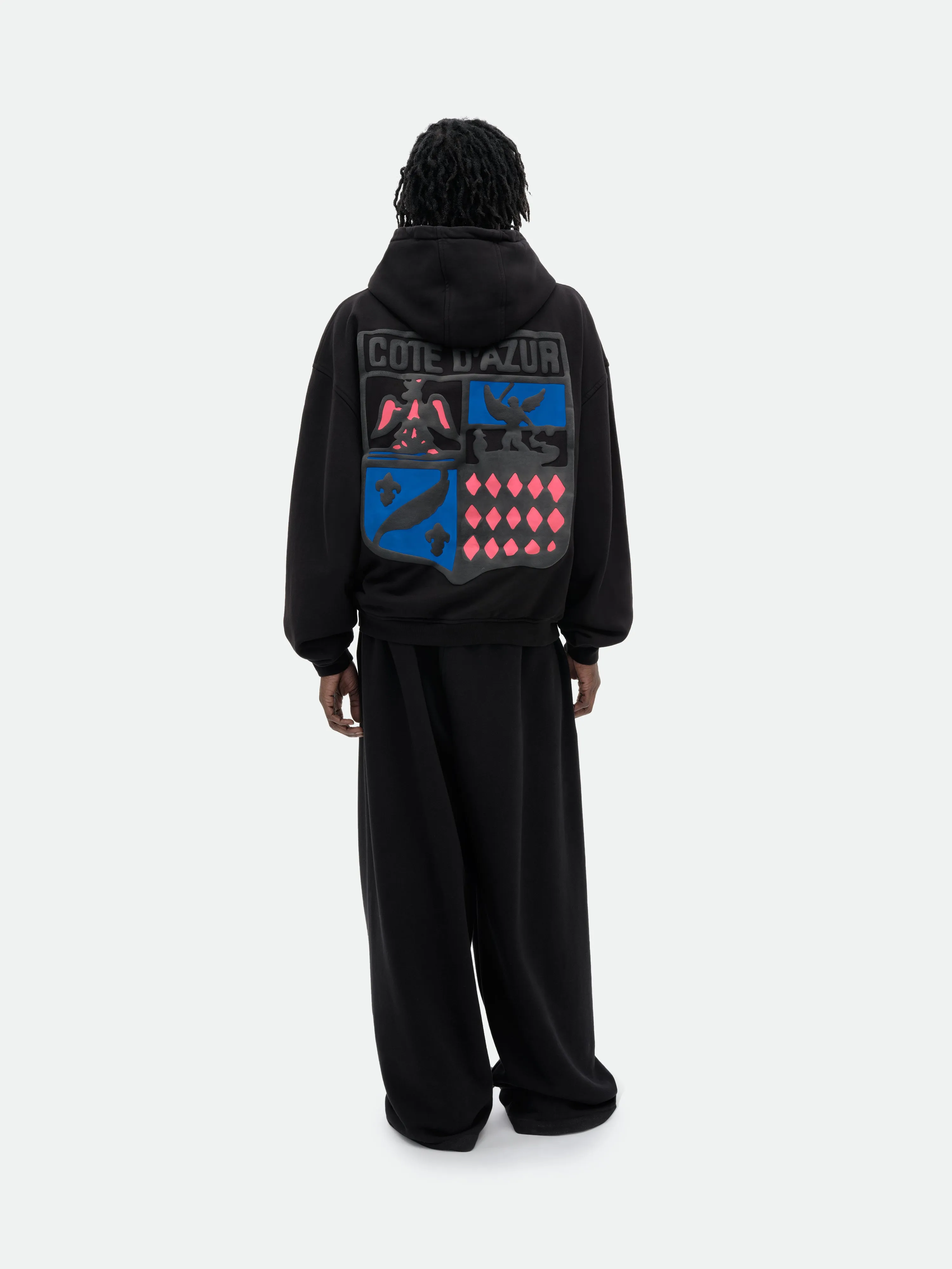 RHUDE COTE D'AZUR CREST OVERSIZED HOODIE sold by Rhude product image thumbnail 4