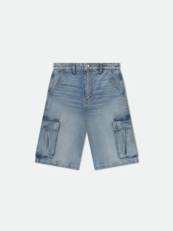 CARGO DENIM BAGGY SHORT made by Rhude