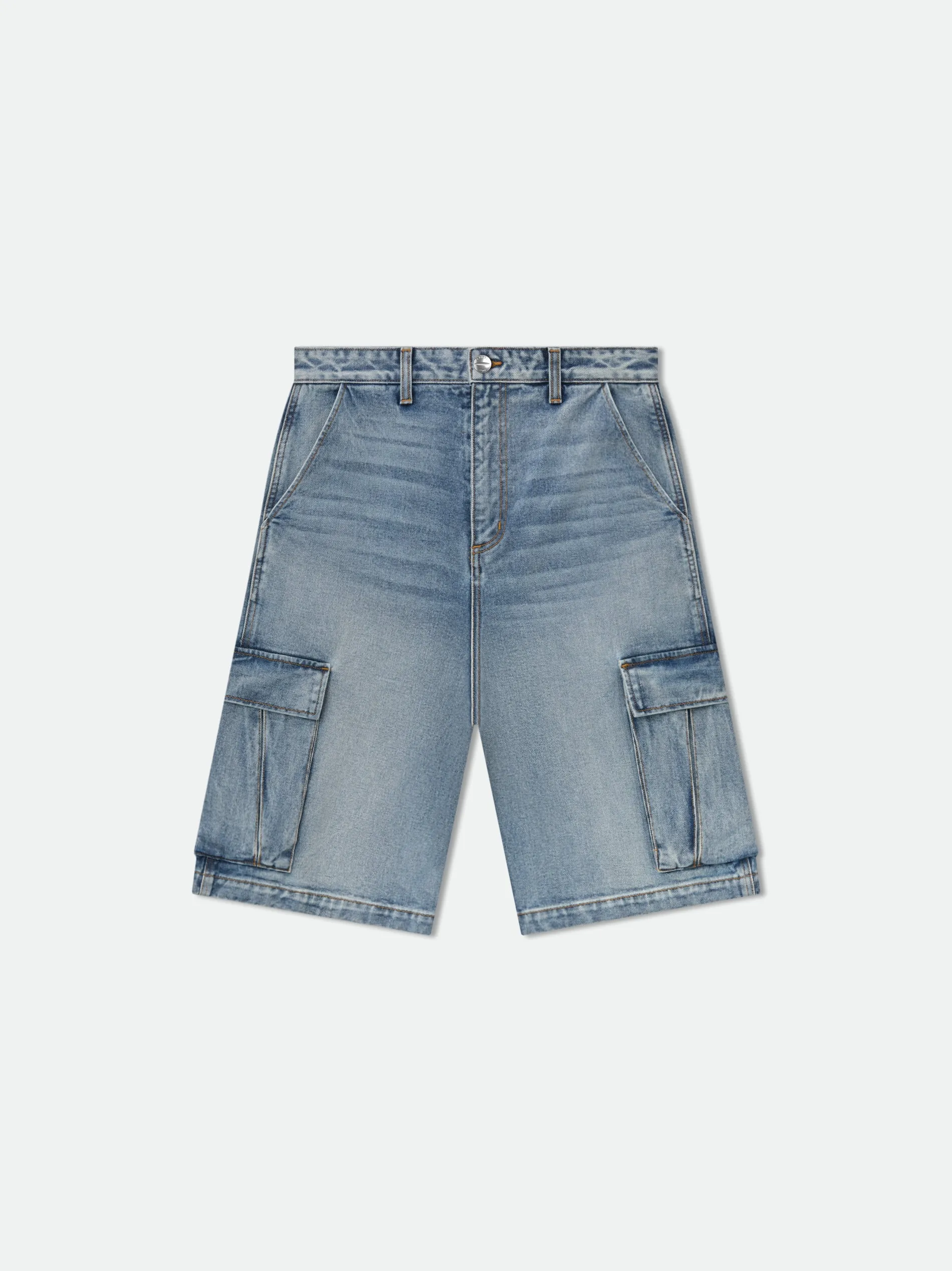 CARGO DENIM BAGGY SHORT sold by Rhude