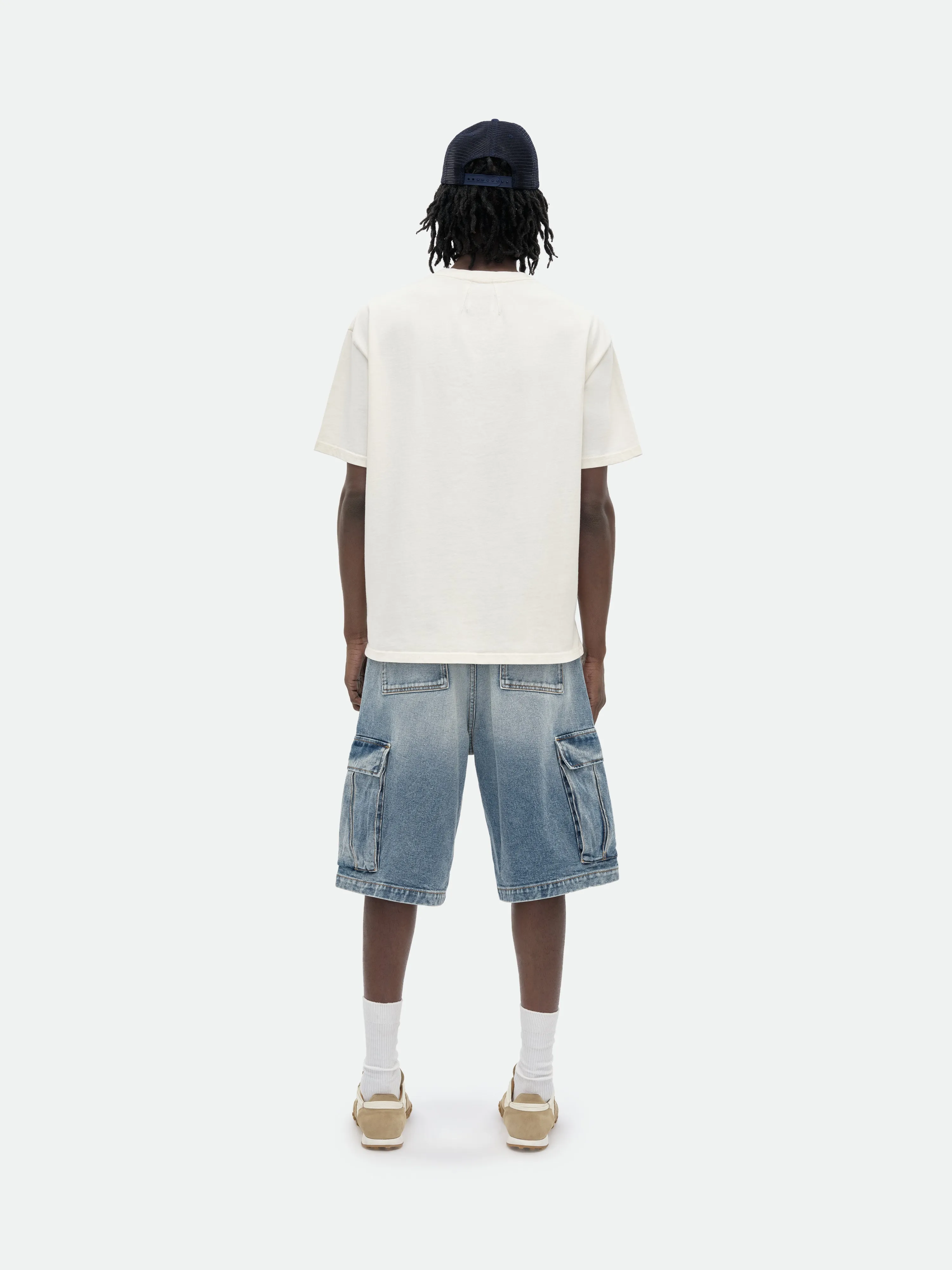 CARGO DENIM BAGGY SHORT sold by Rhude product image thumbnail 4