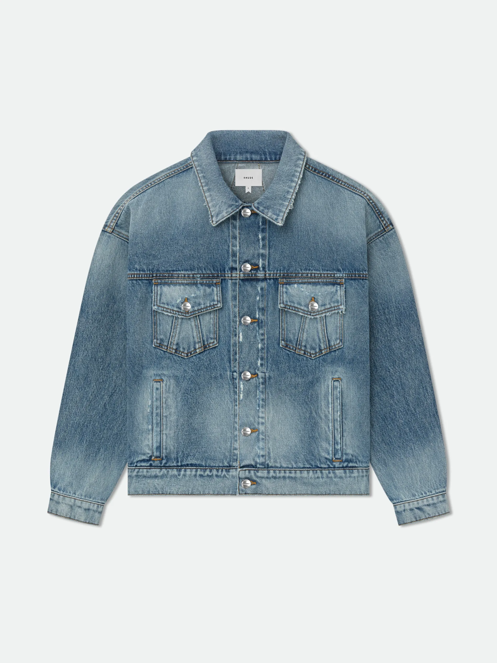 DROPNECK DENIM TRUCKER JACKET sold by Rhude