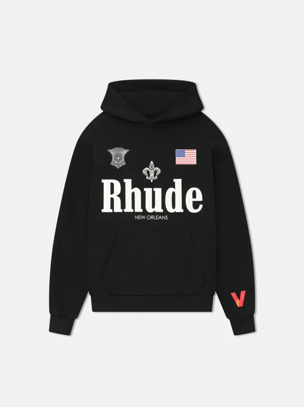 RHUDEBOY ATTENDEE HOODIE sold by Rhude