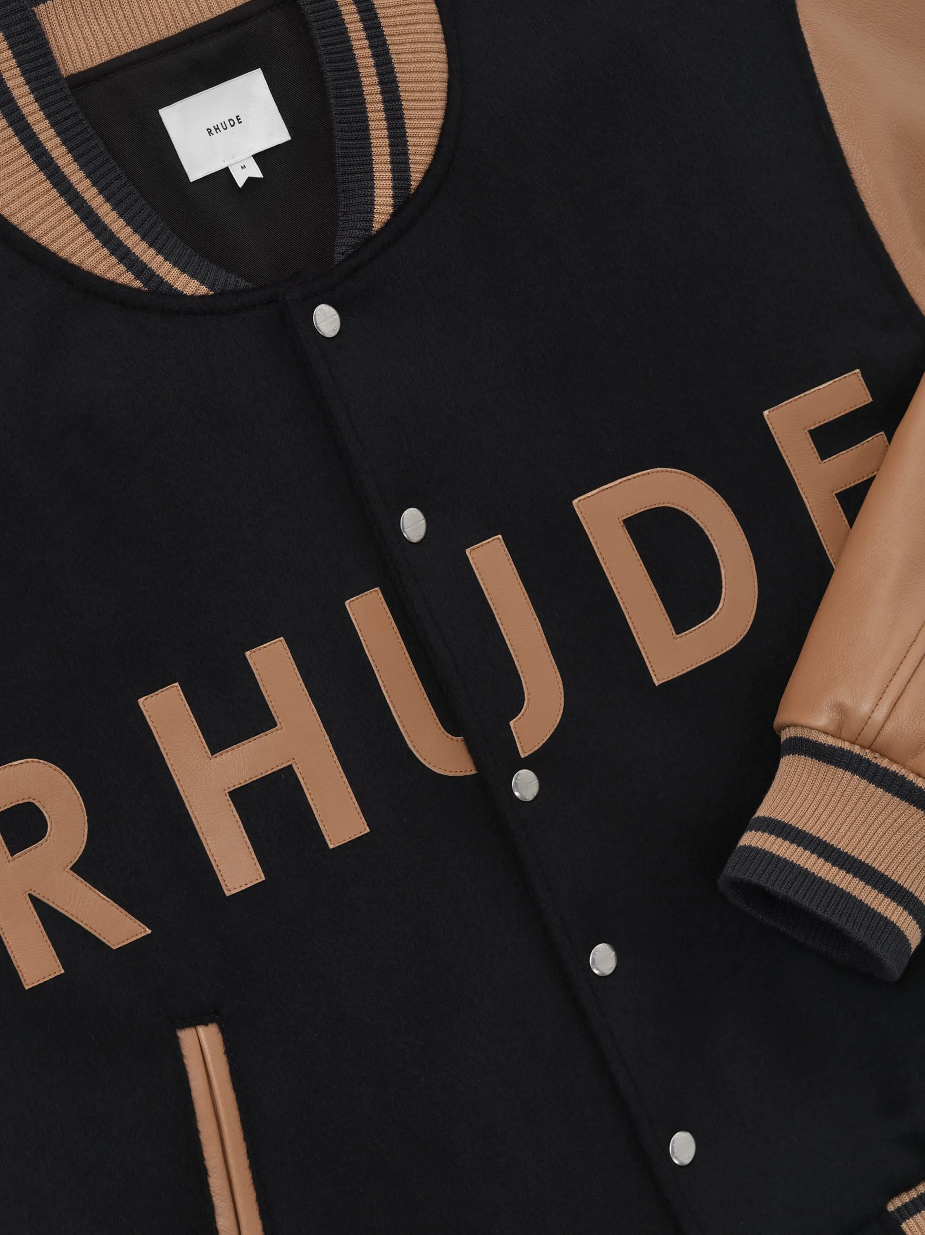 RHUDE COLLEGIATE VARSITY JACKET sold by Rhude product image thumbnail 5