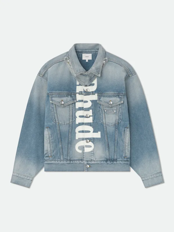 "PACK" DENIM TRUCKER JACKET sold by Rhude