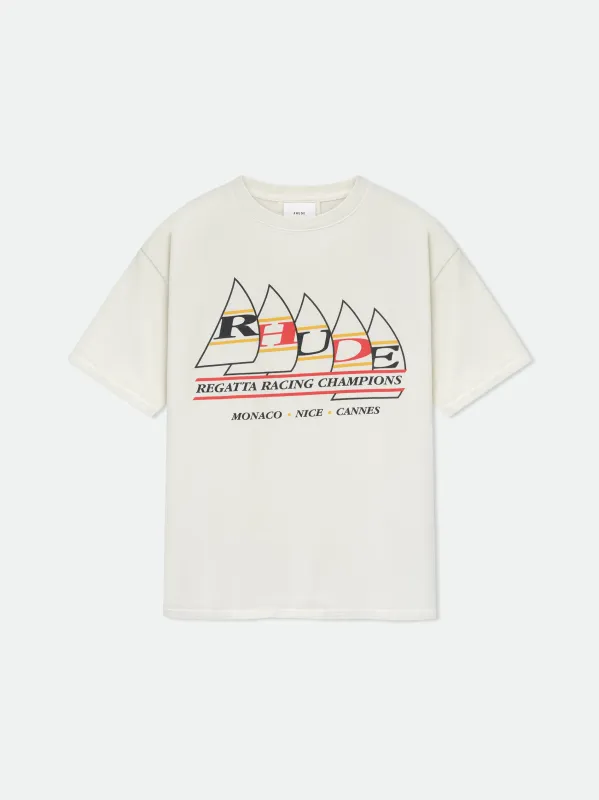 RHUDE REGATTA CHAMPIONS TEE sold by Rhude