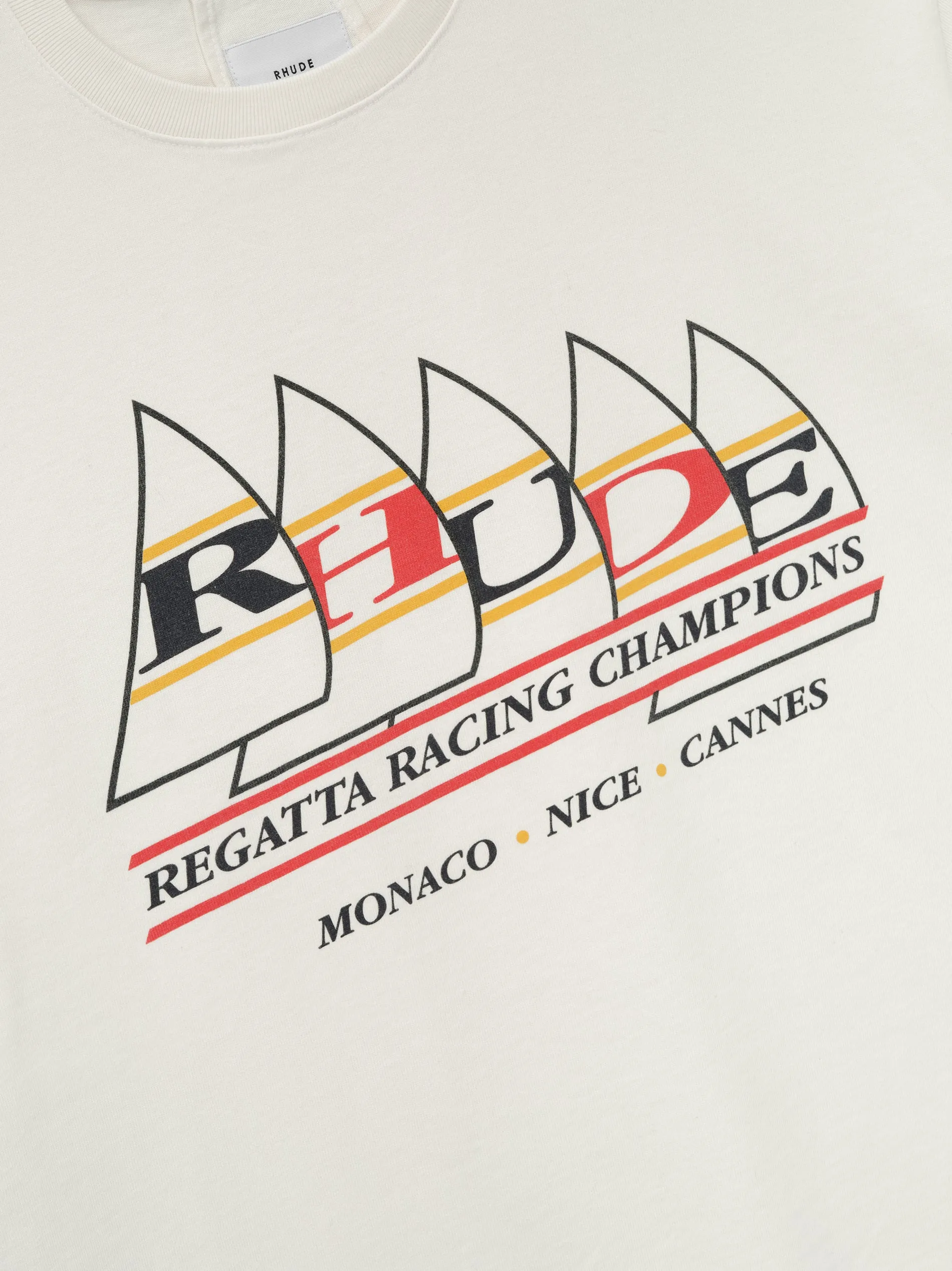 RHUDE REGATTA CHAMPIONS TEE sold by Rhude product image thumbnail 3