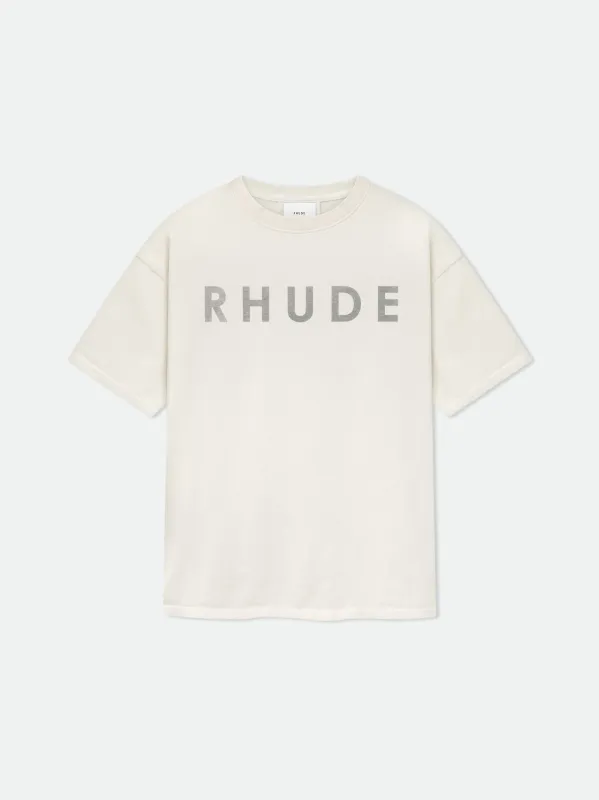 DISTRESSED LOGO TEE sold by Rhude