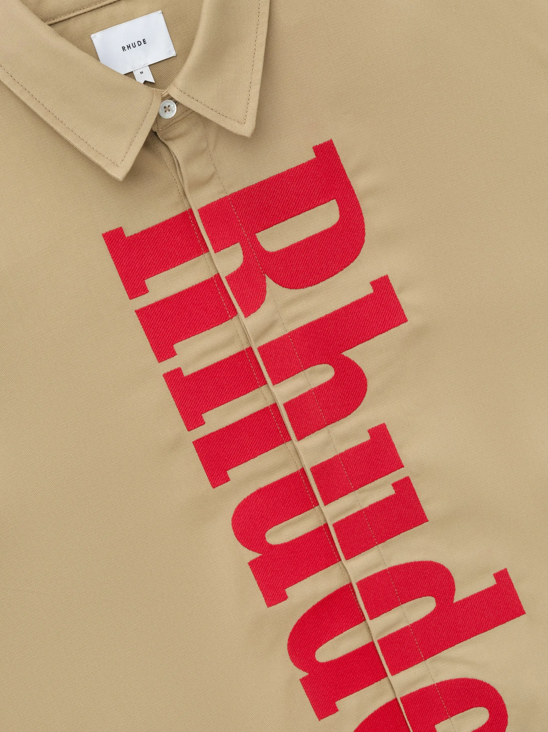 RHUDE VERT LOGO SHIRT sold by Rhude product image thumbnail 3