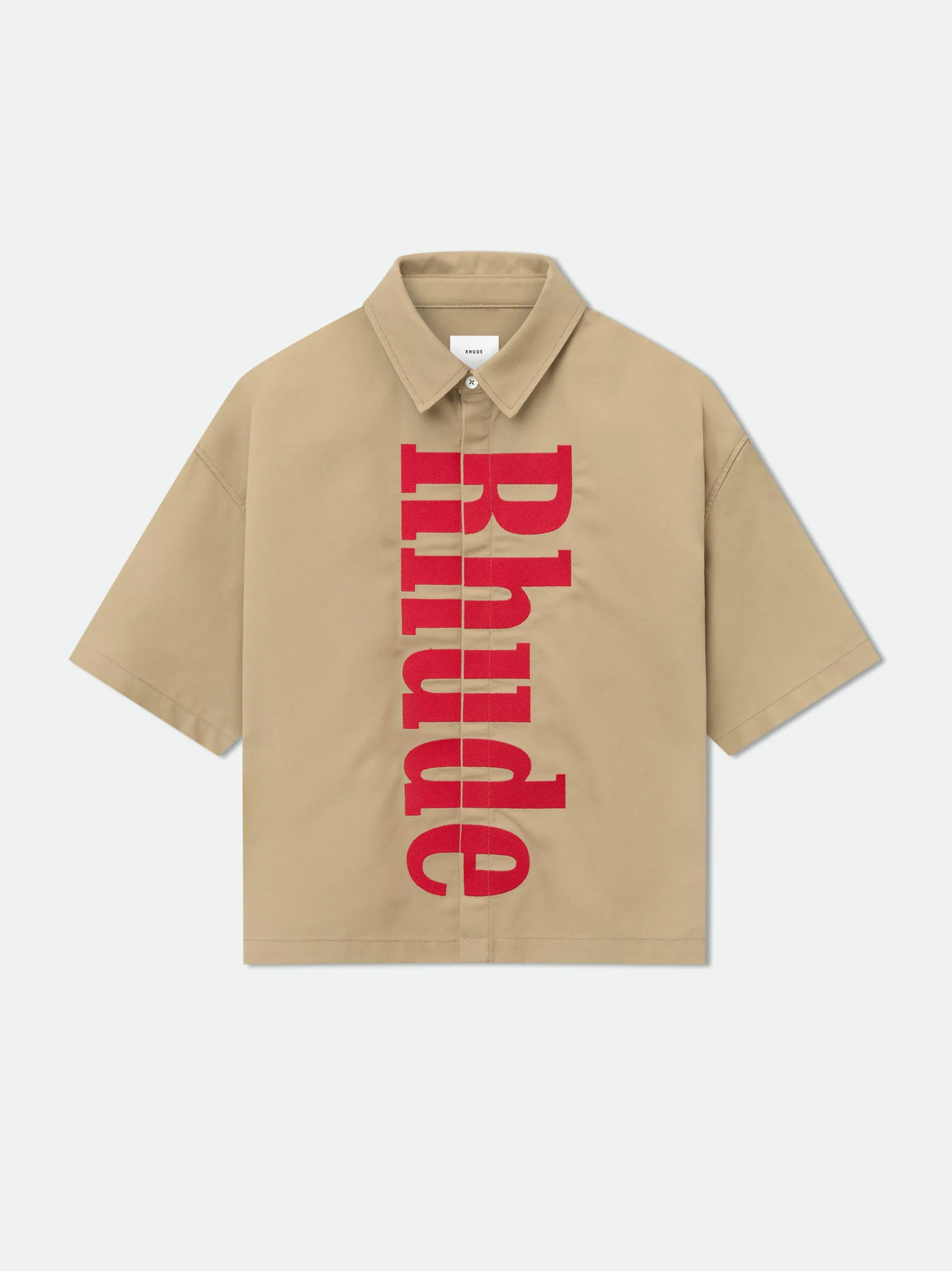 RHUDE VERT LOGO SHIRT sold by Rhude