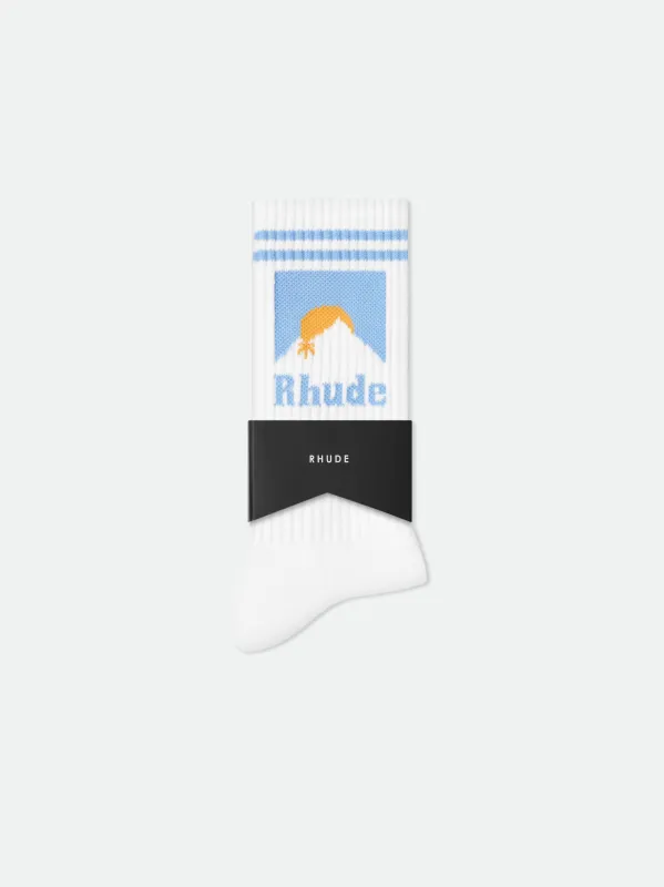 STRIPED MOONLIGHT SOCK sold by Rhude