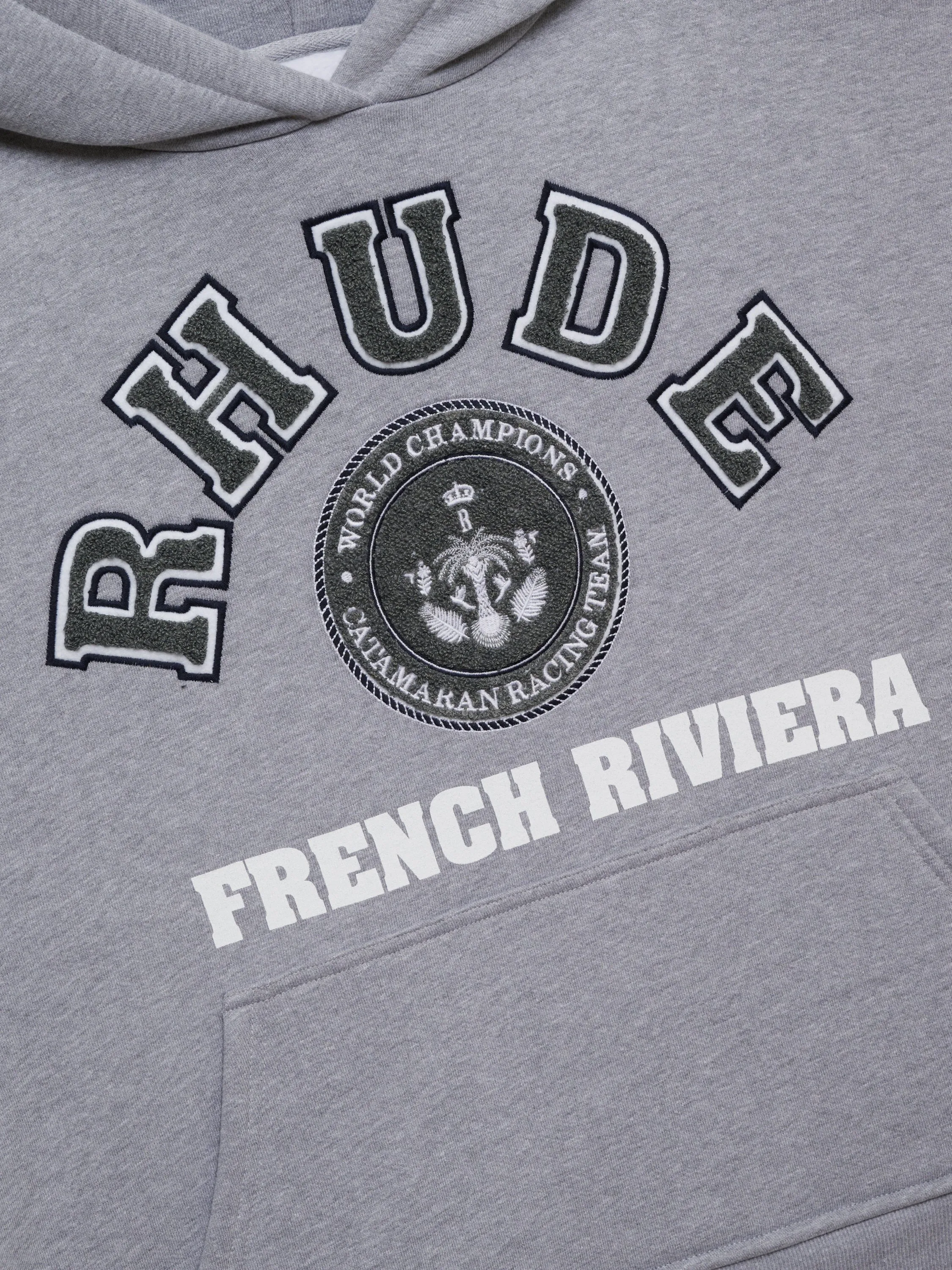 RHUDE FRENCH RIVIERA PATCH HOODIE sold by Rhude product image thumbnail 3