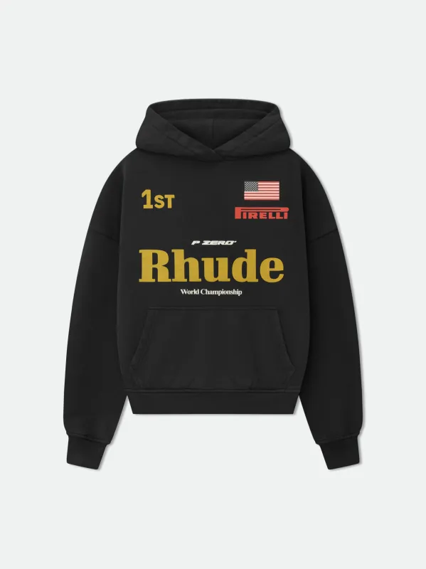 RHUDE WORLD CHAMP HOODIE sold by Rhude