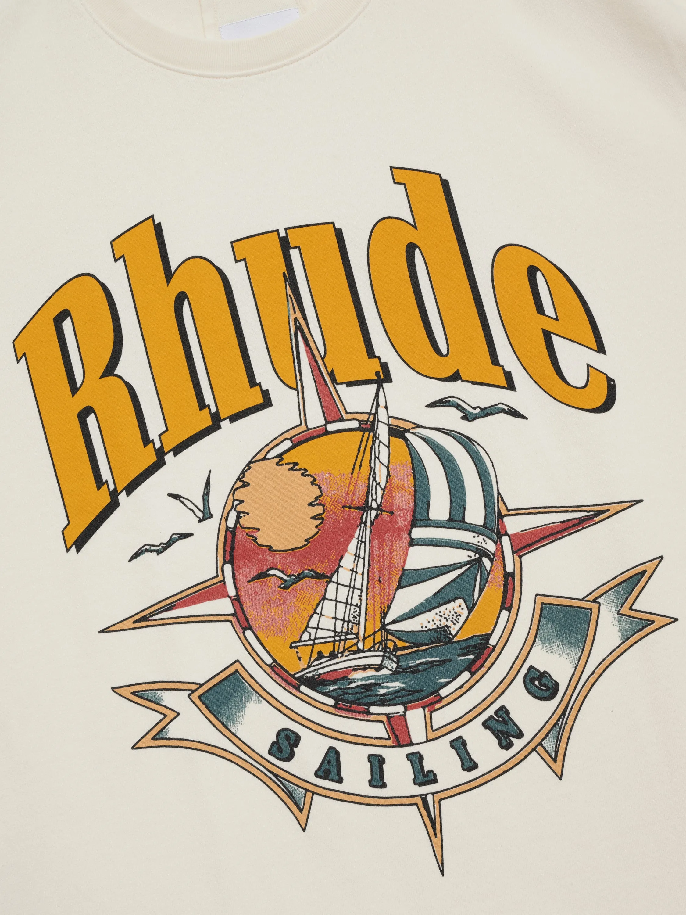 PORT DE RHUDE TEE sold by Rhude product image thumbnail 3