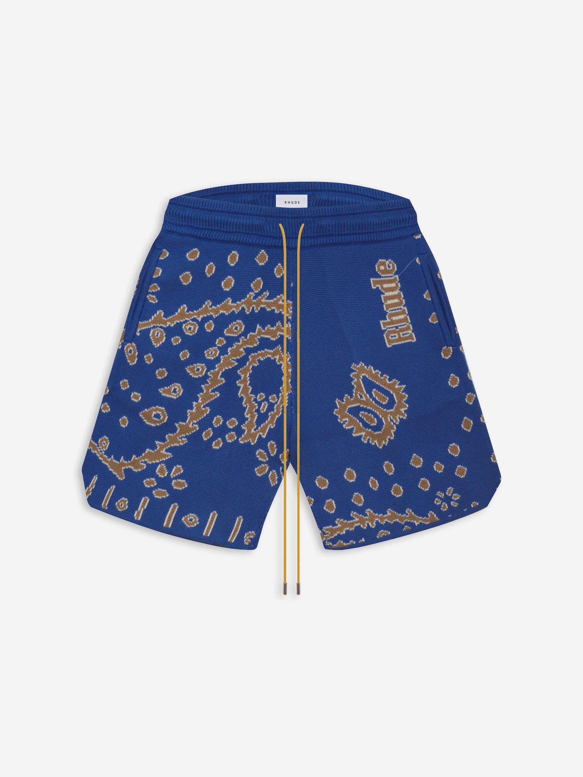 KNIT BANDANA SHORTS sold by Rhude